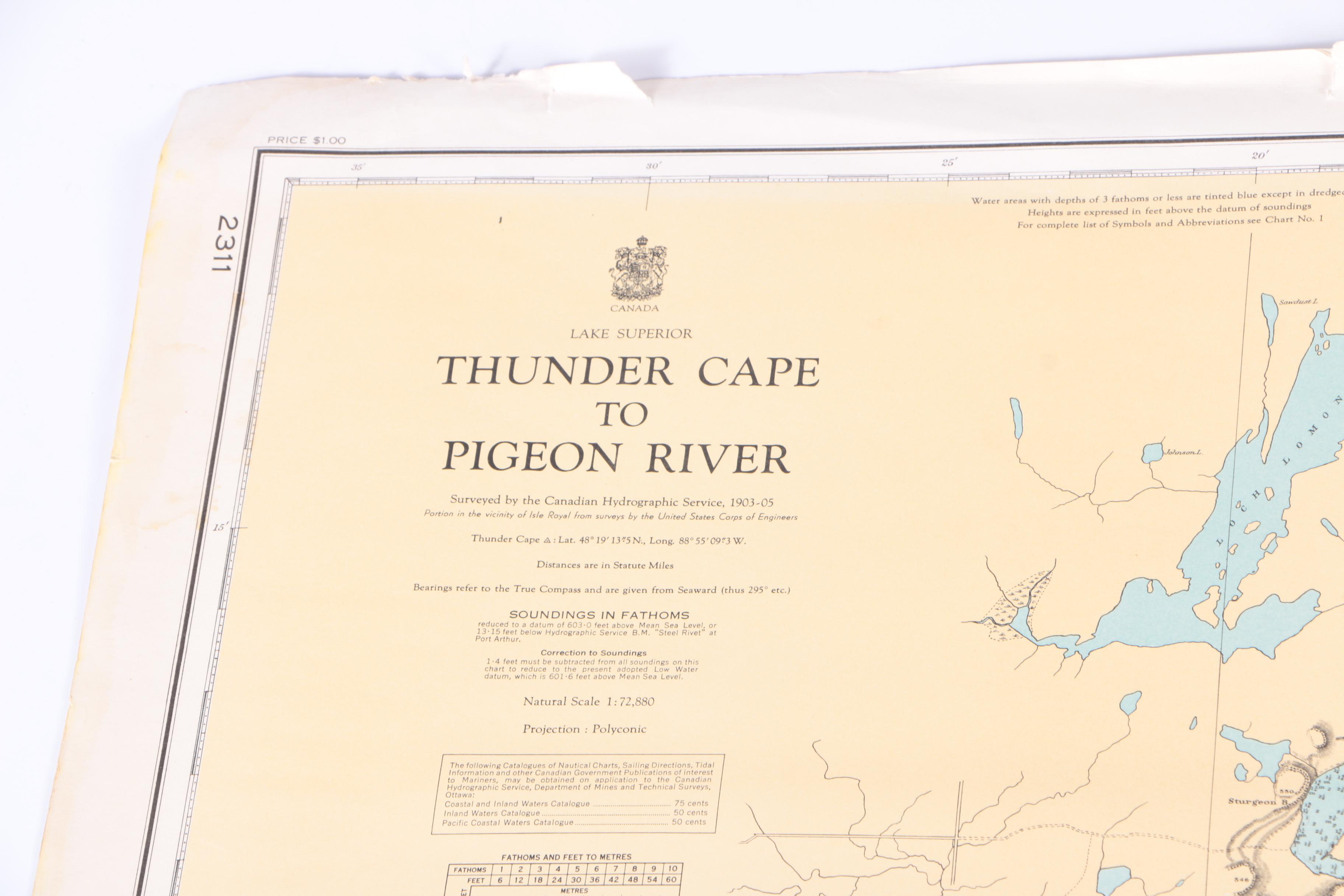 Hydrographic Maps of North American and English Waters