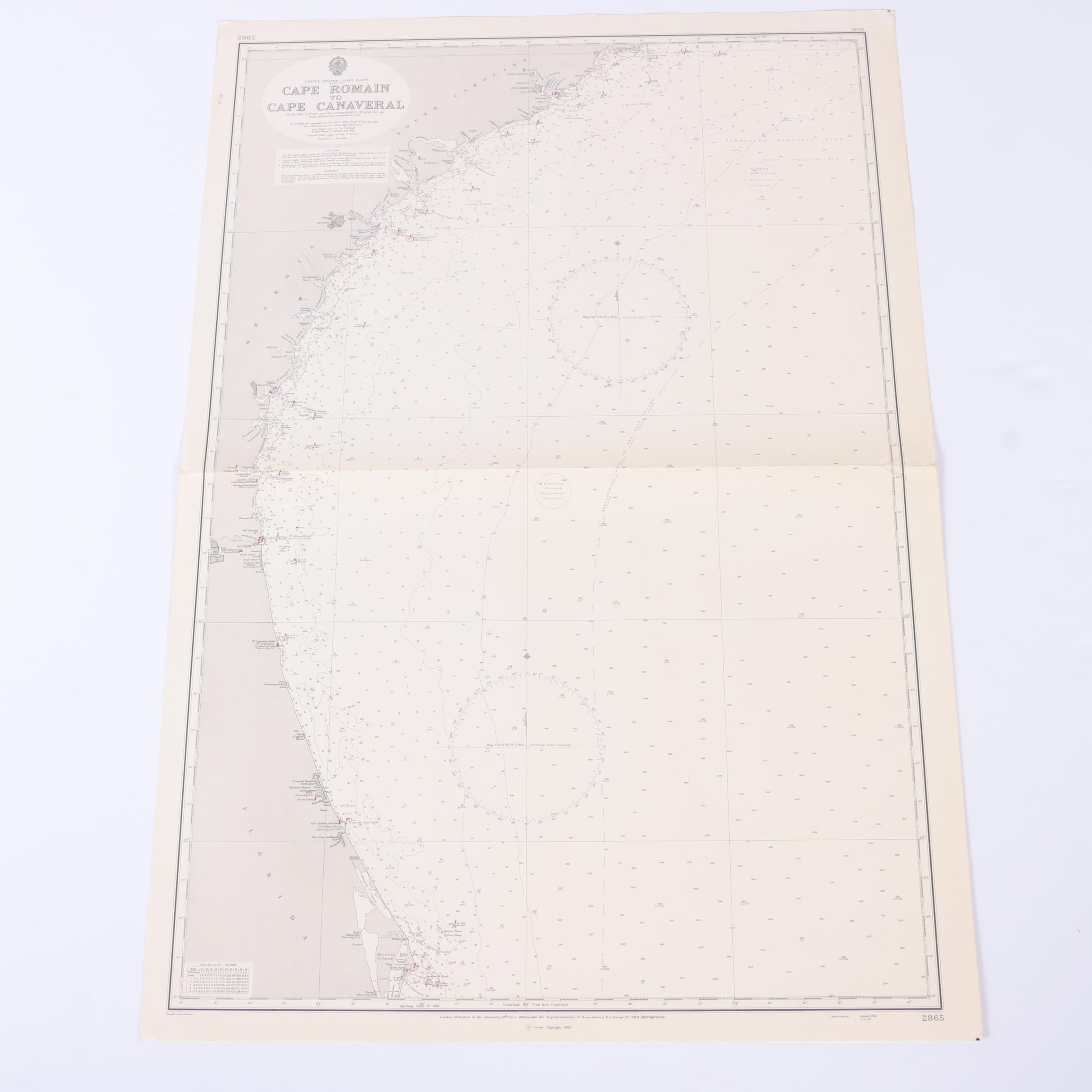 Hydrographic Maps of North American and English Waters