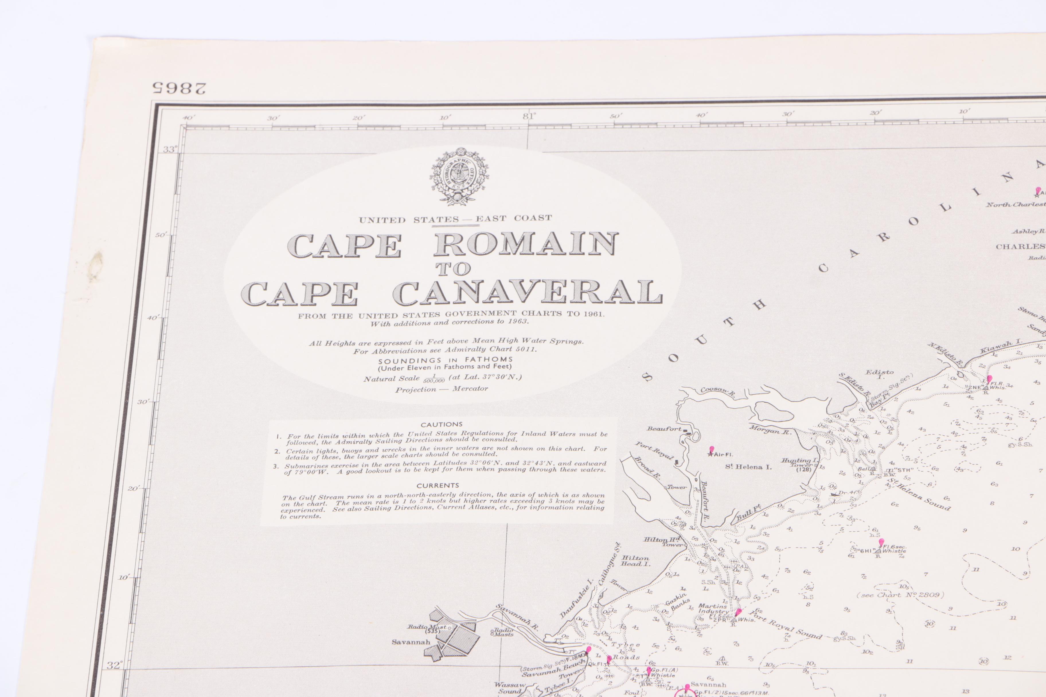 Hydrographic Maps of North American and English Waters