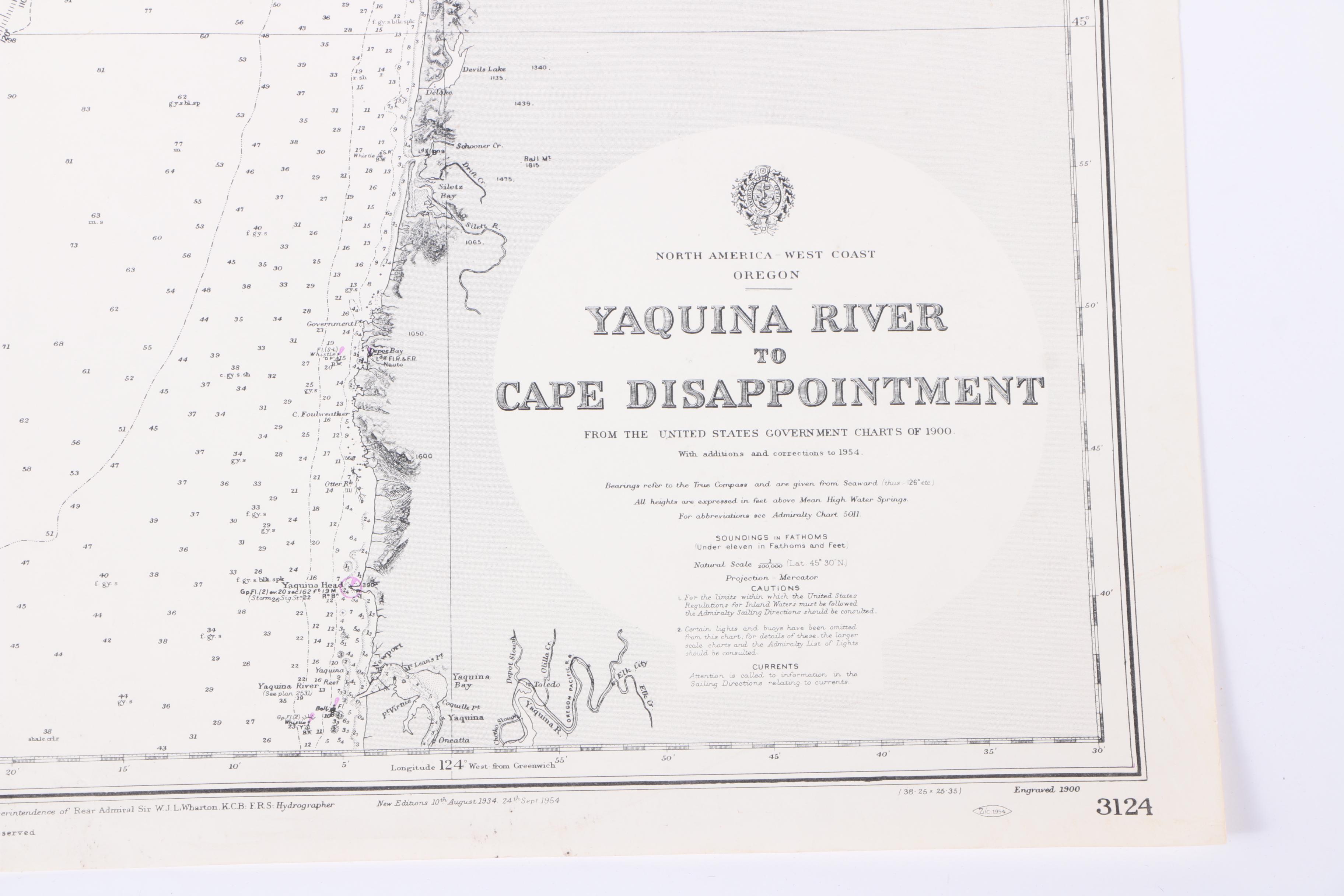 Hydrographic Maps of North American and English Waters