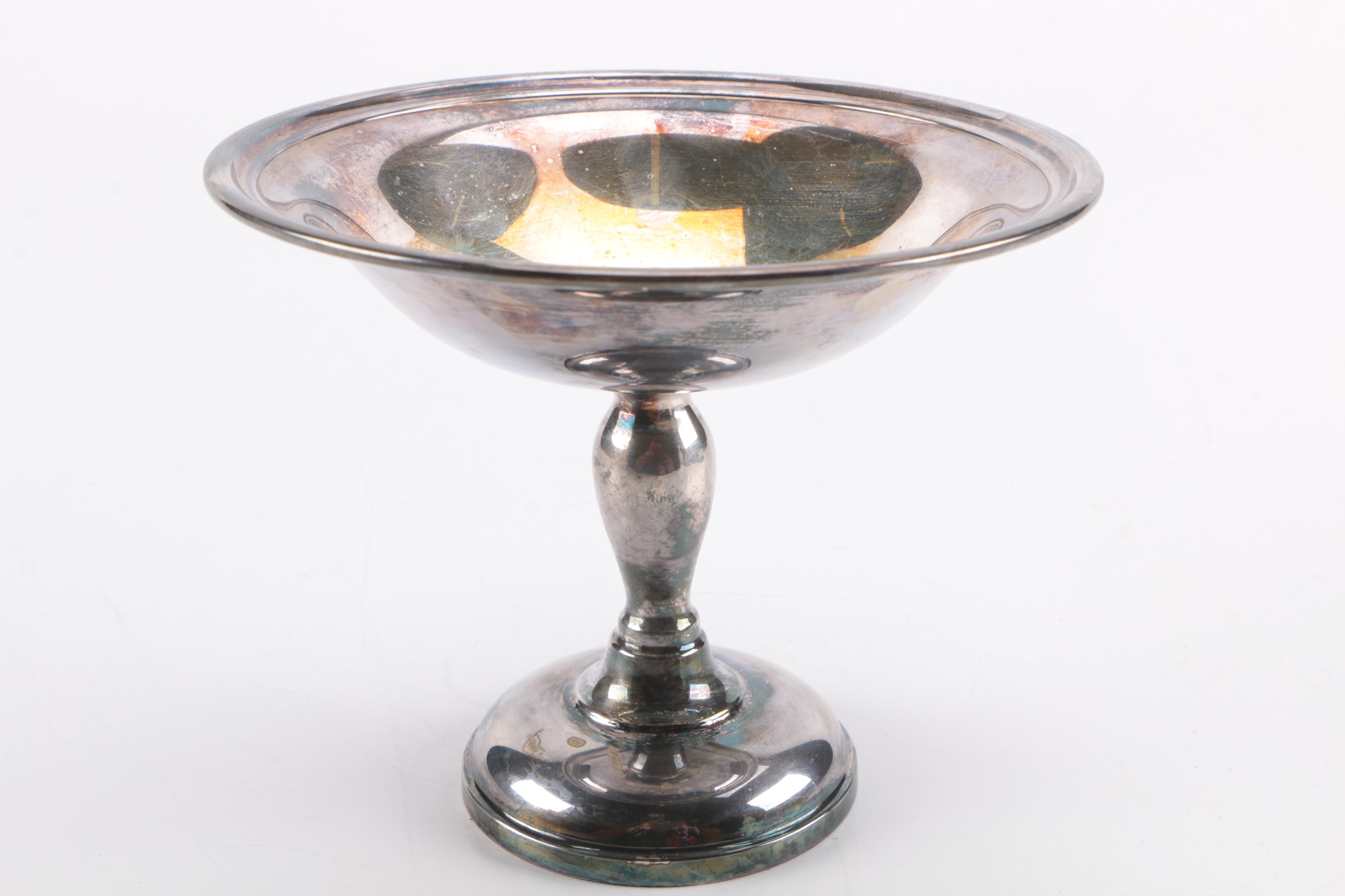 Banana Republic Silver Plate Ice Bucket with Compote