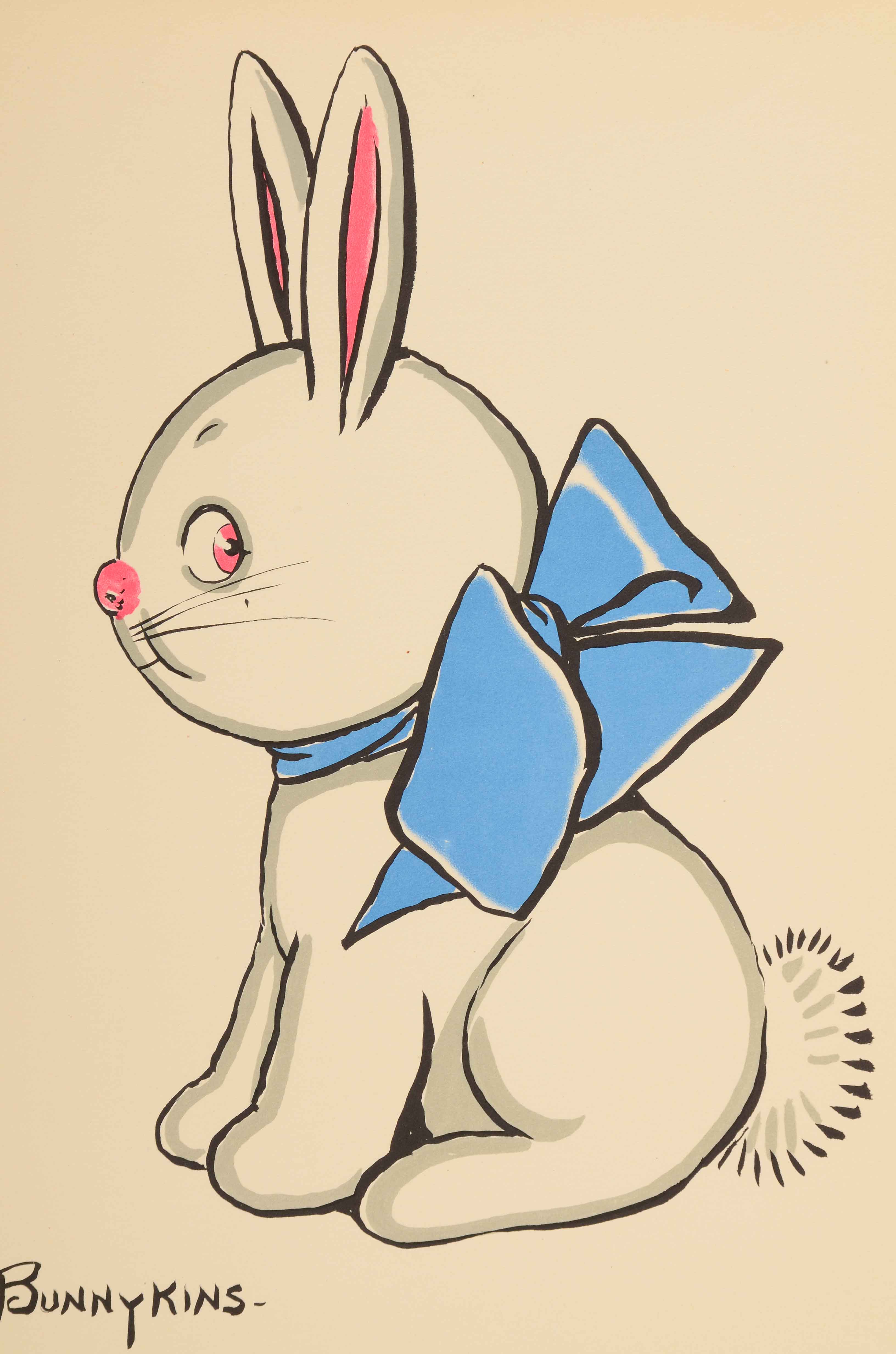 Pair of Hand-Pulled Lithographs After Grace Gebbie Drayton Illustrations