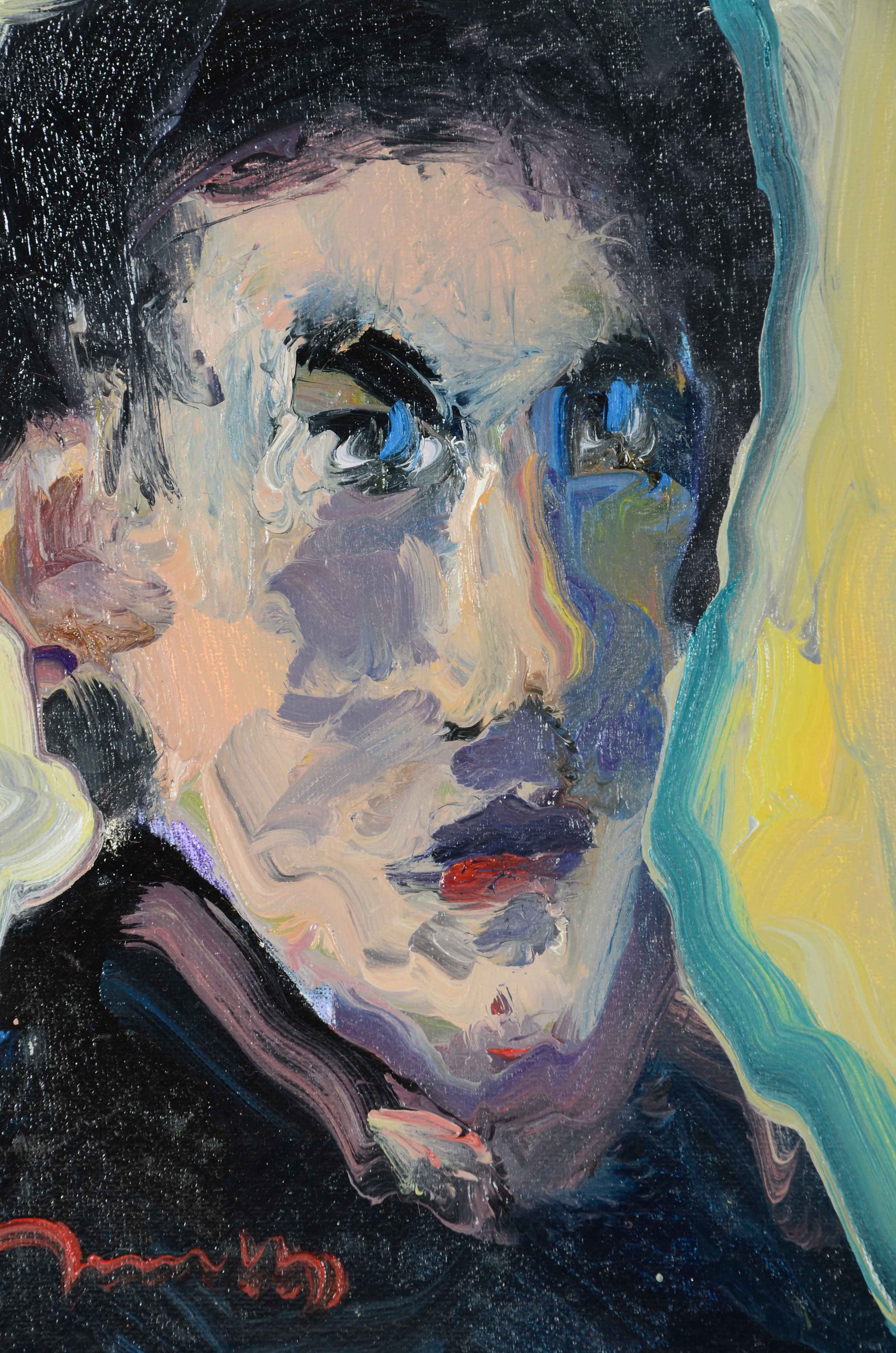 Jose Trujillo Original Oil Painting on Canvas "The Portrait"