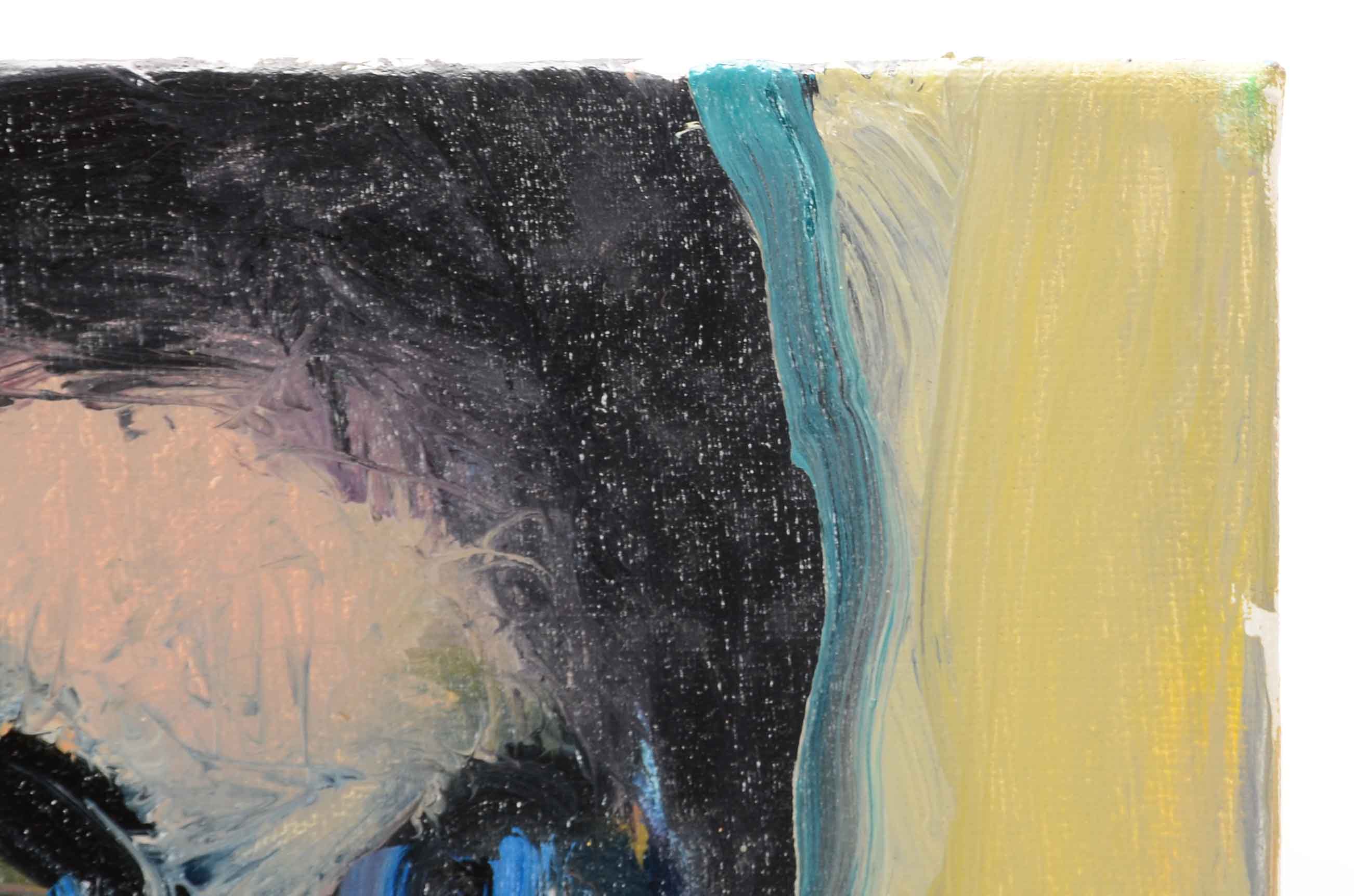 Jose Trujillo Original Oil Painting on Canvas "The Portrait"