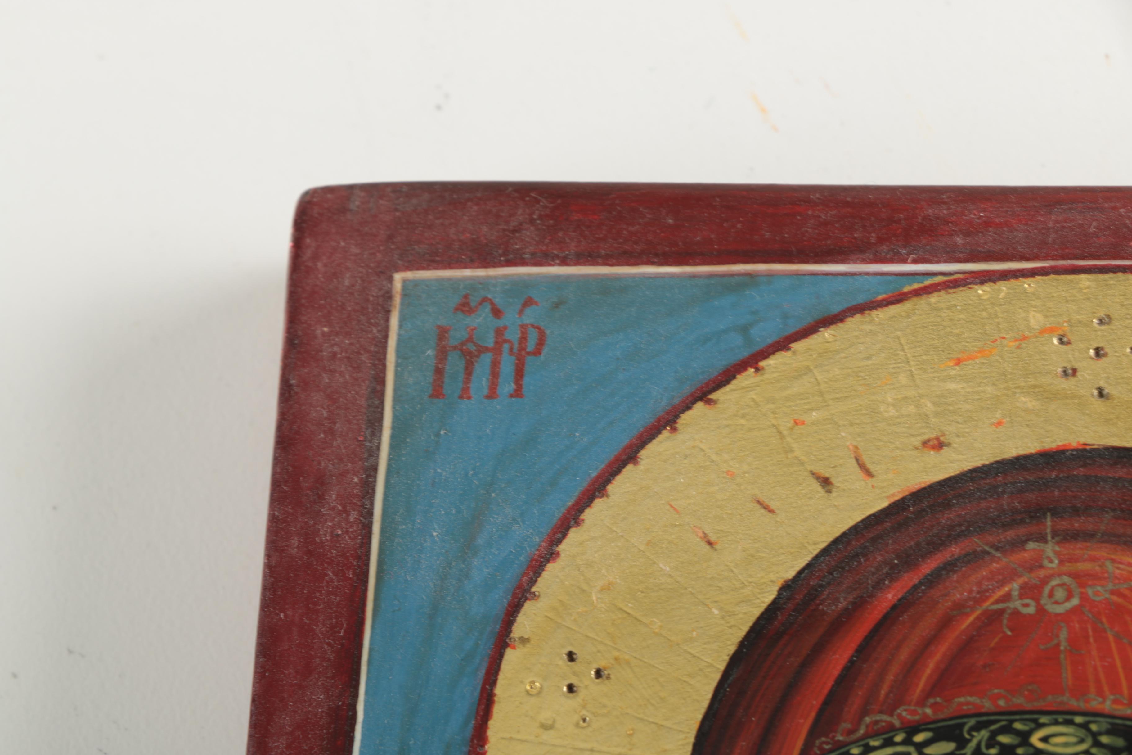 Marinella Dimitrova Tempera on Wood "The Mother of God"