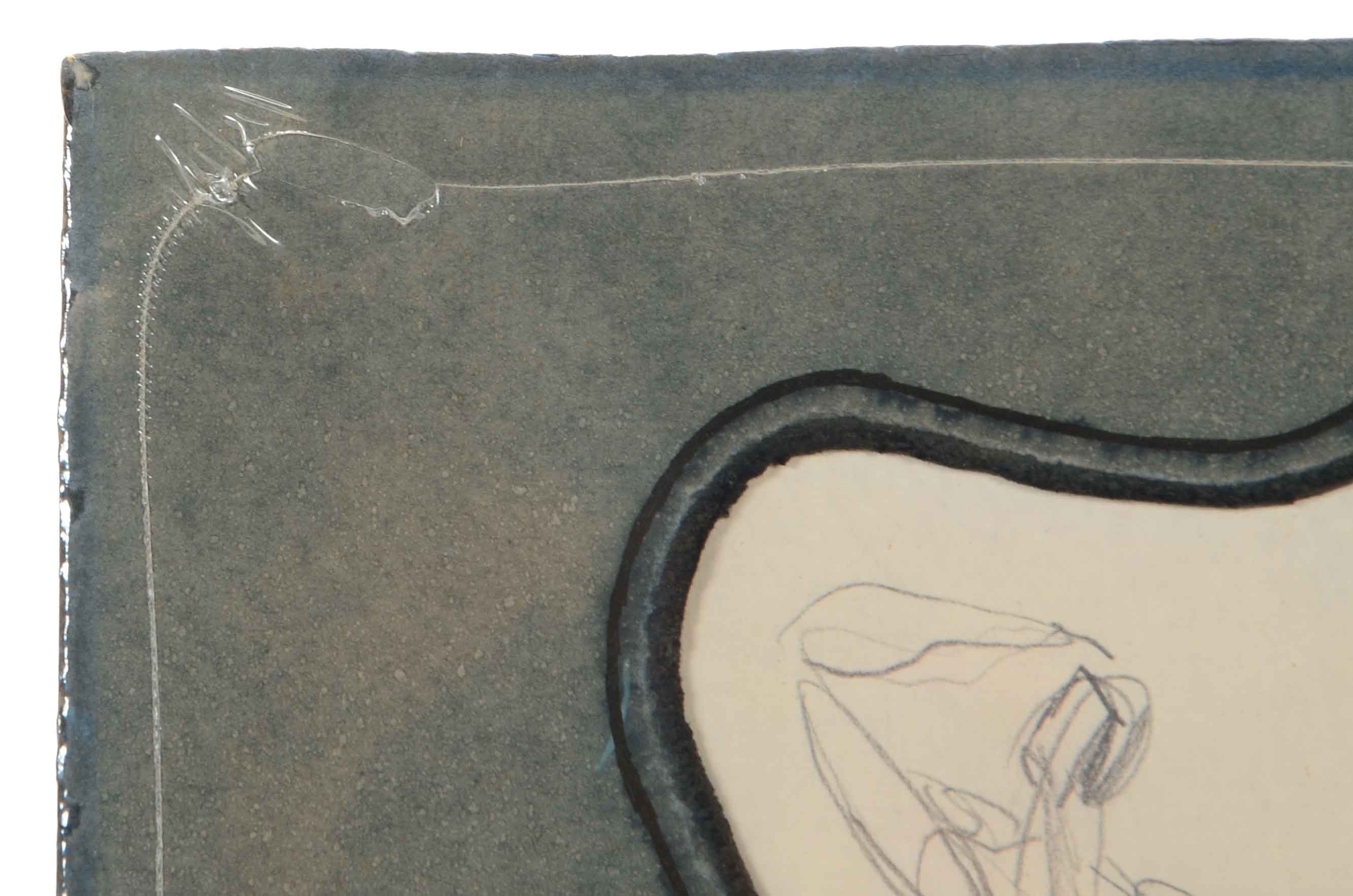 Sascha Brastoff Original Signed Graphite Figure Study