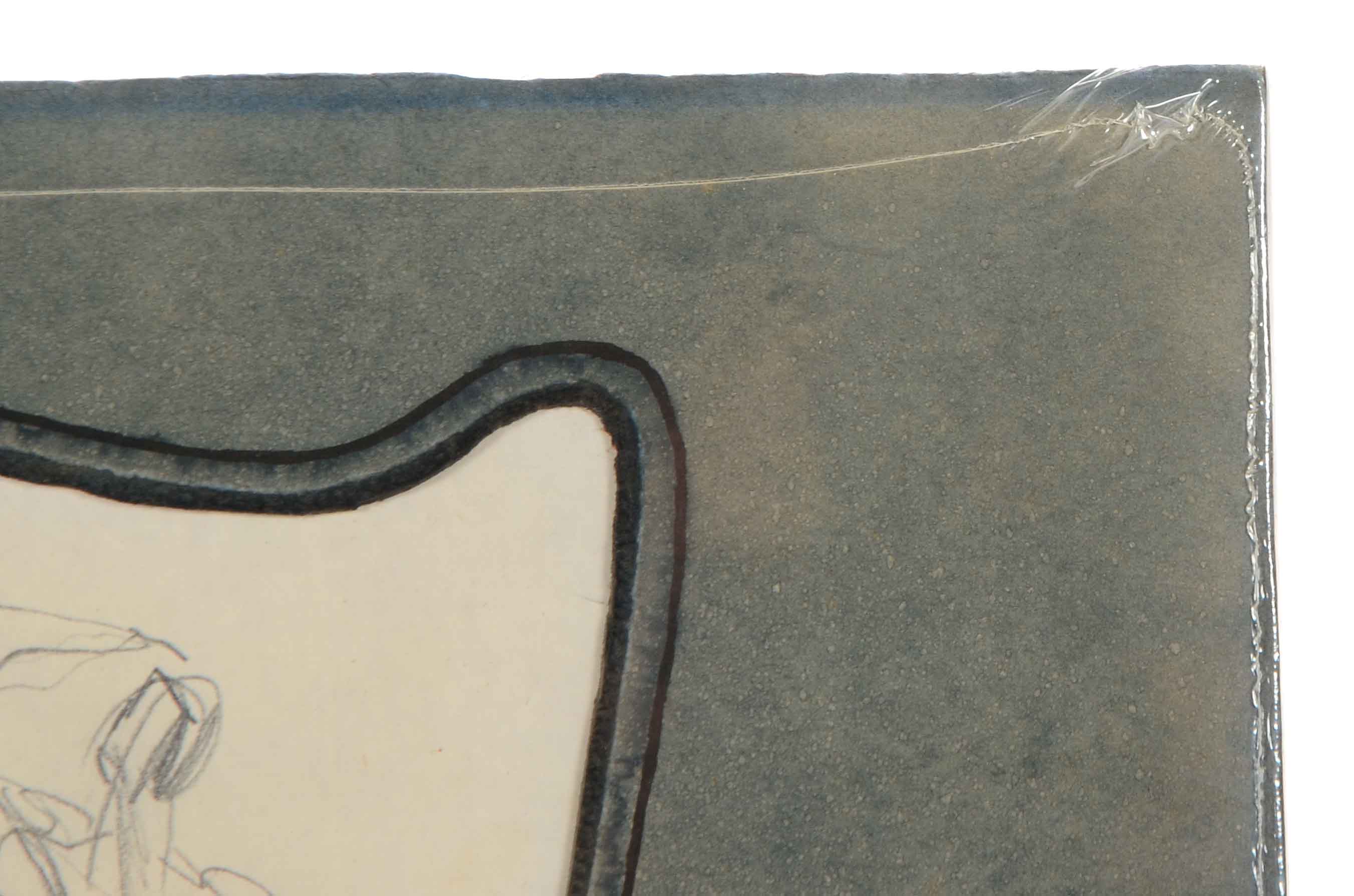 Sascha Brastoff Original Signed Graphite Figure Study