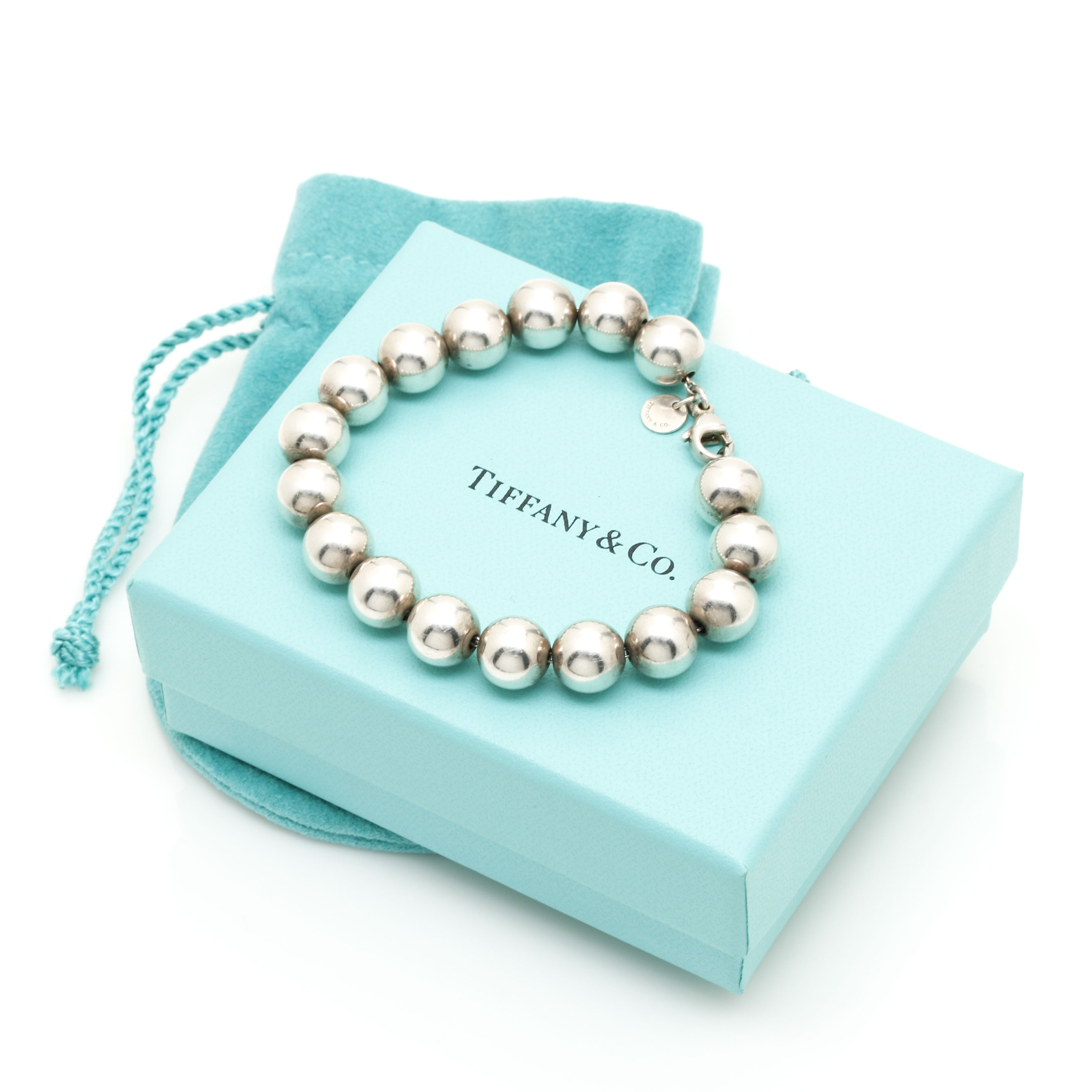 Tiffany & Co. Sterling Silver "Tiffany Beads" Bracelet