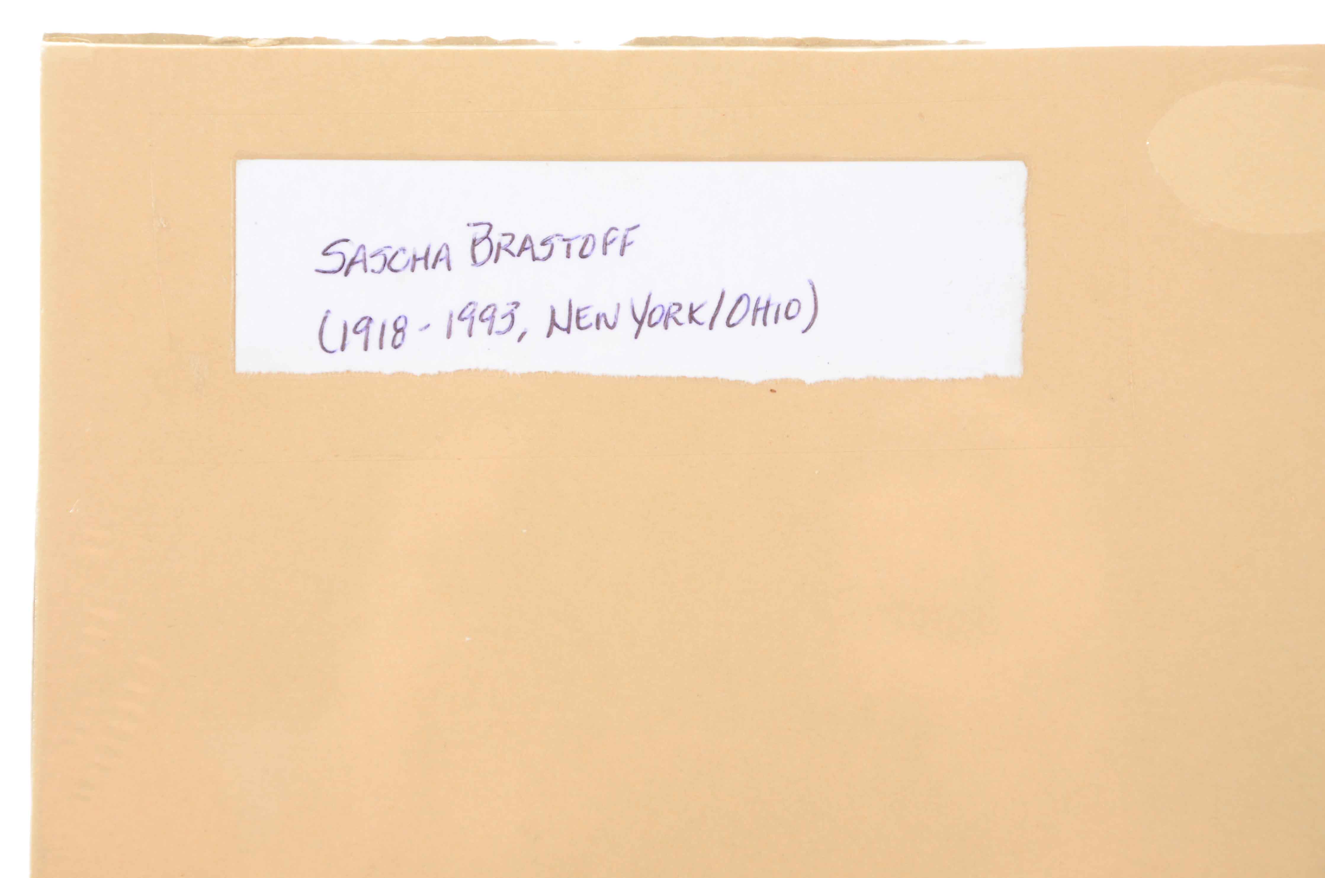 Sascha Brastoff Original Signed Graphite Figure Study