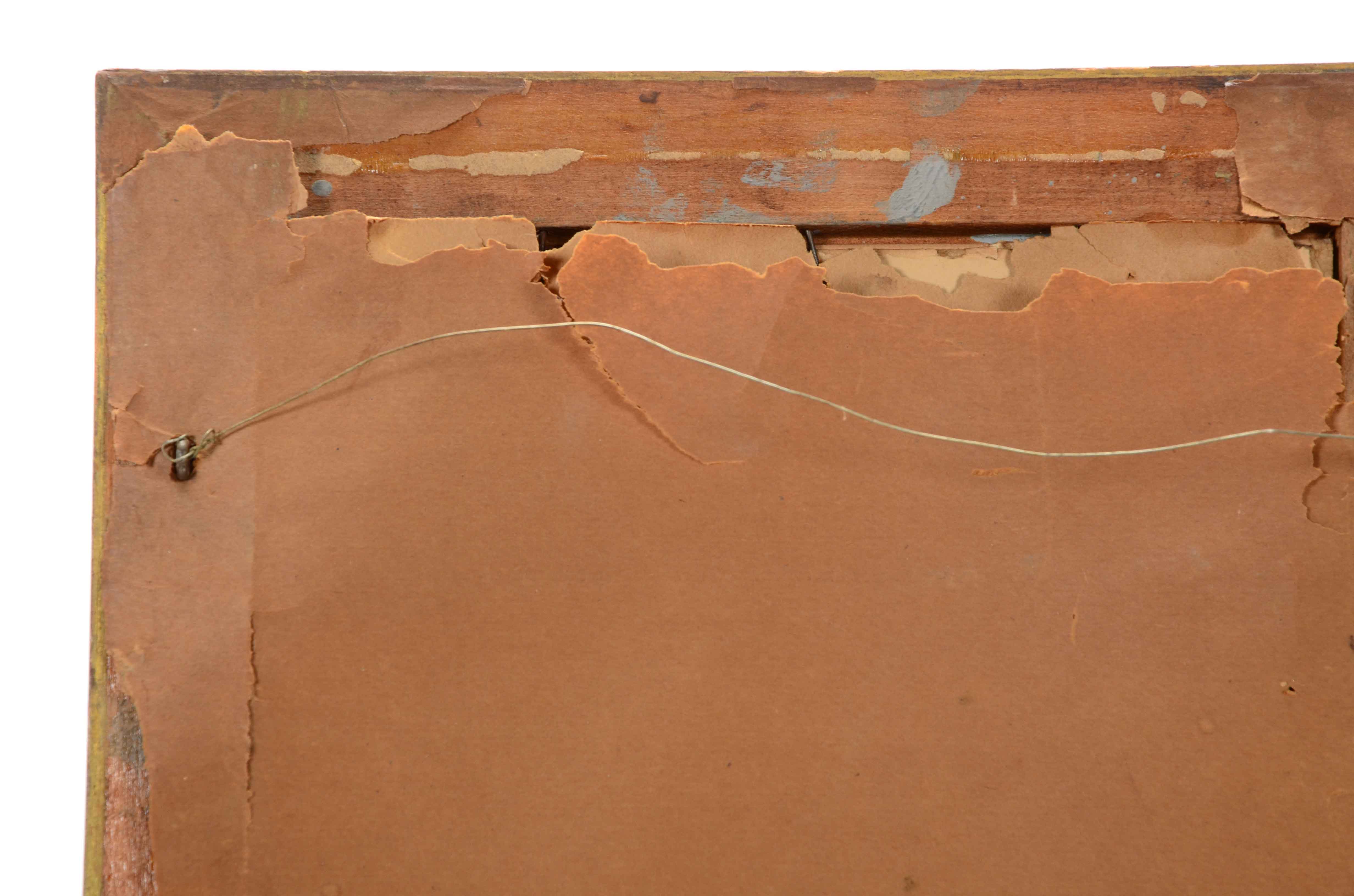 C.P. Weber Chromolithograph of Winter Scene with Sheep