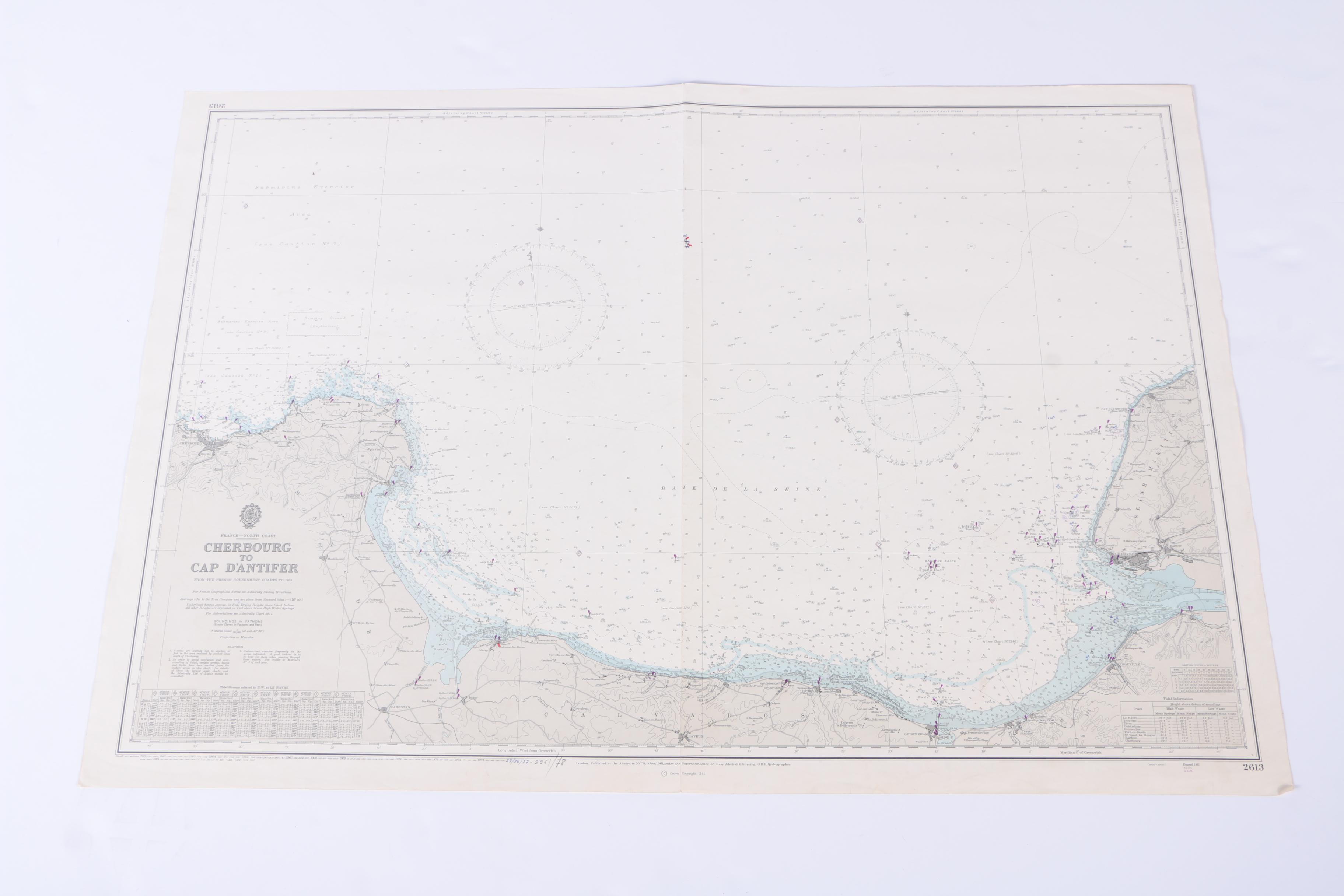 Hydrographic Maps Including France, Africa, and Asia