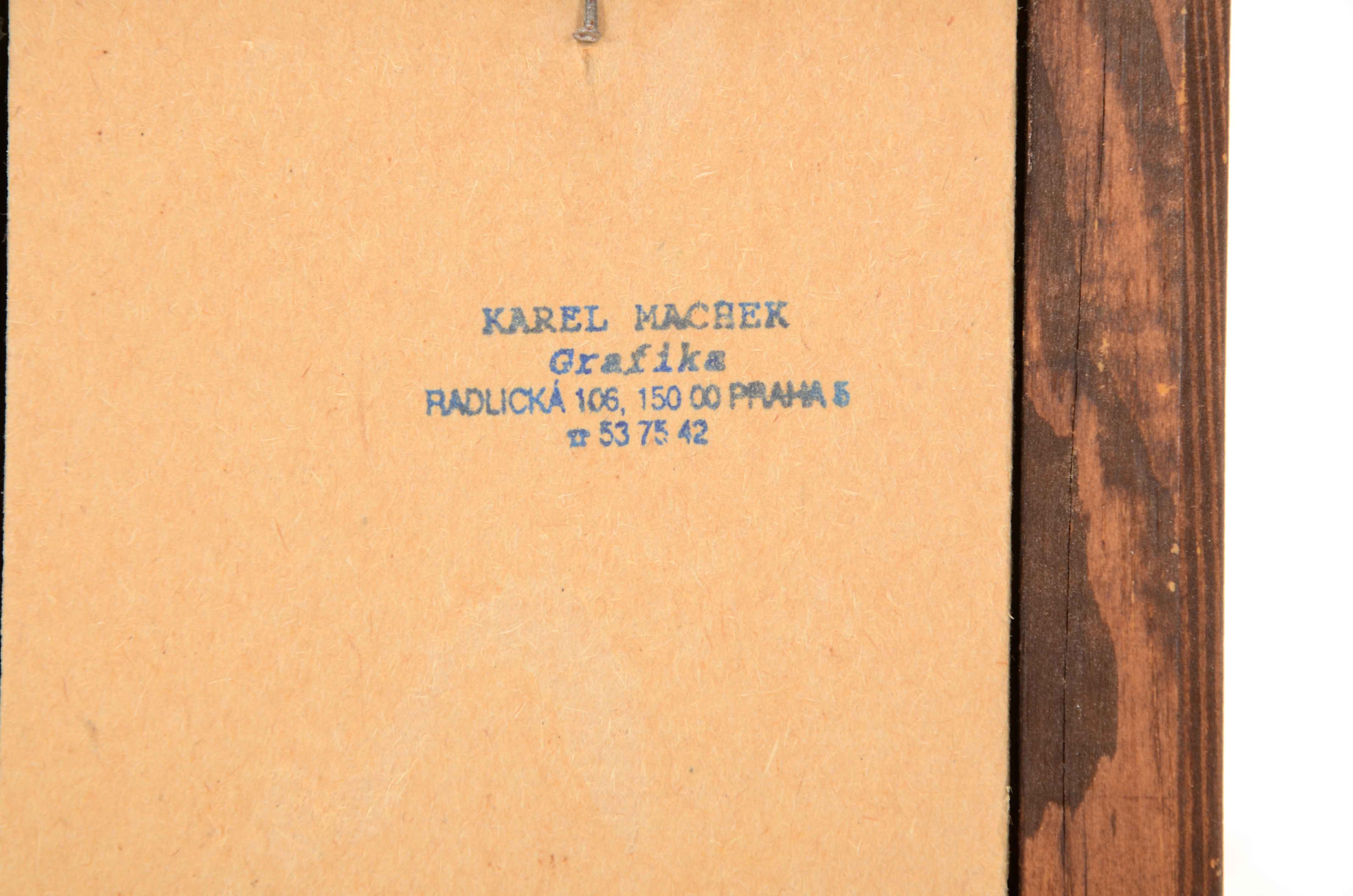 Karel Machek Limited Edition Etching of St. Vitus Cathedral, Prague