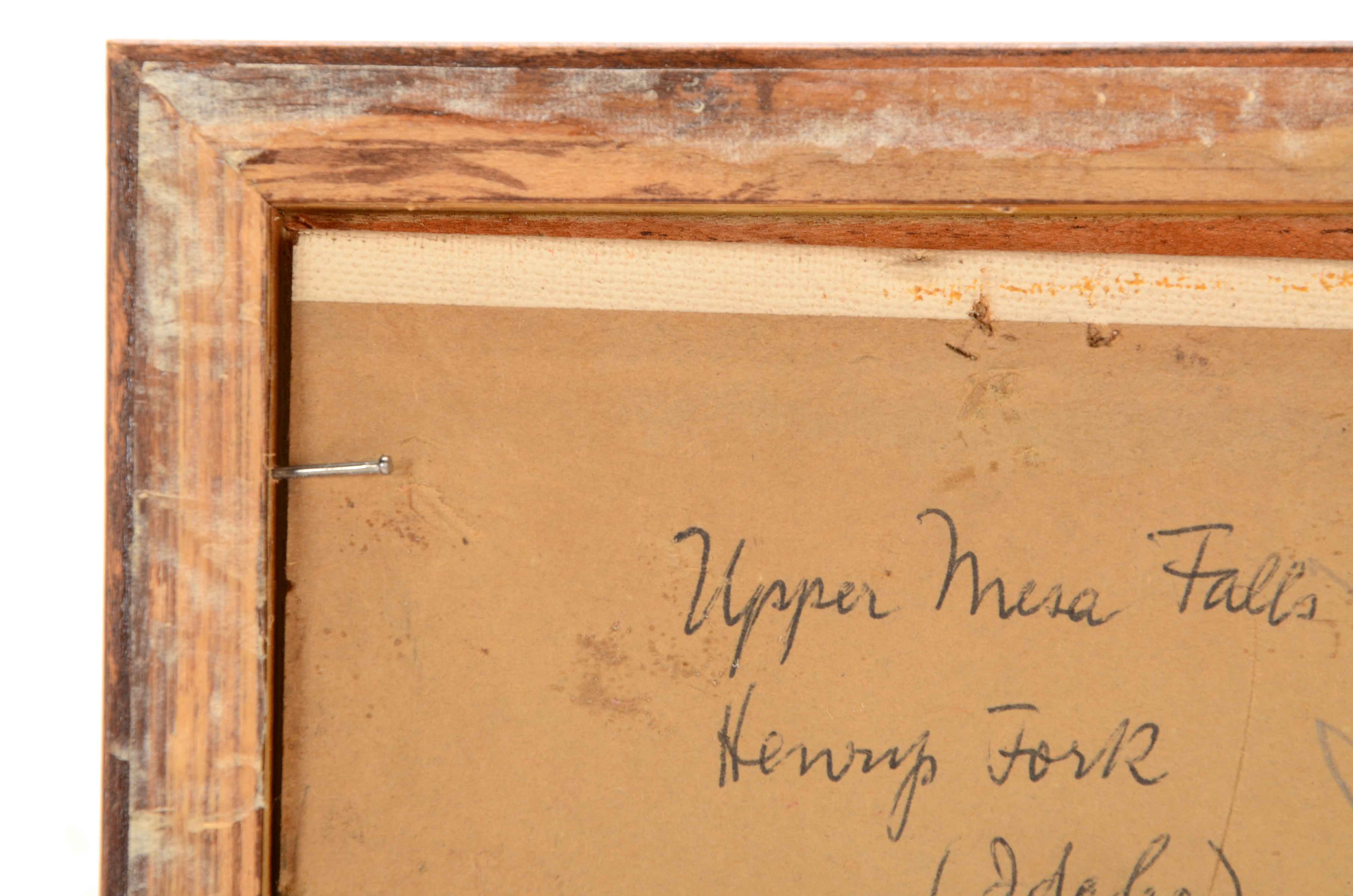 Paul Meinberg Miniature Oil Painting of a Landscape