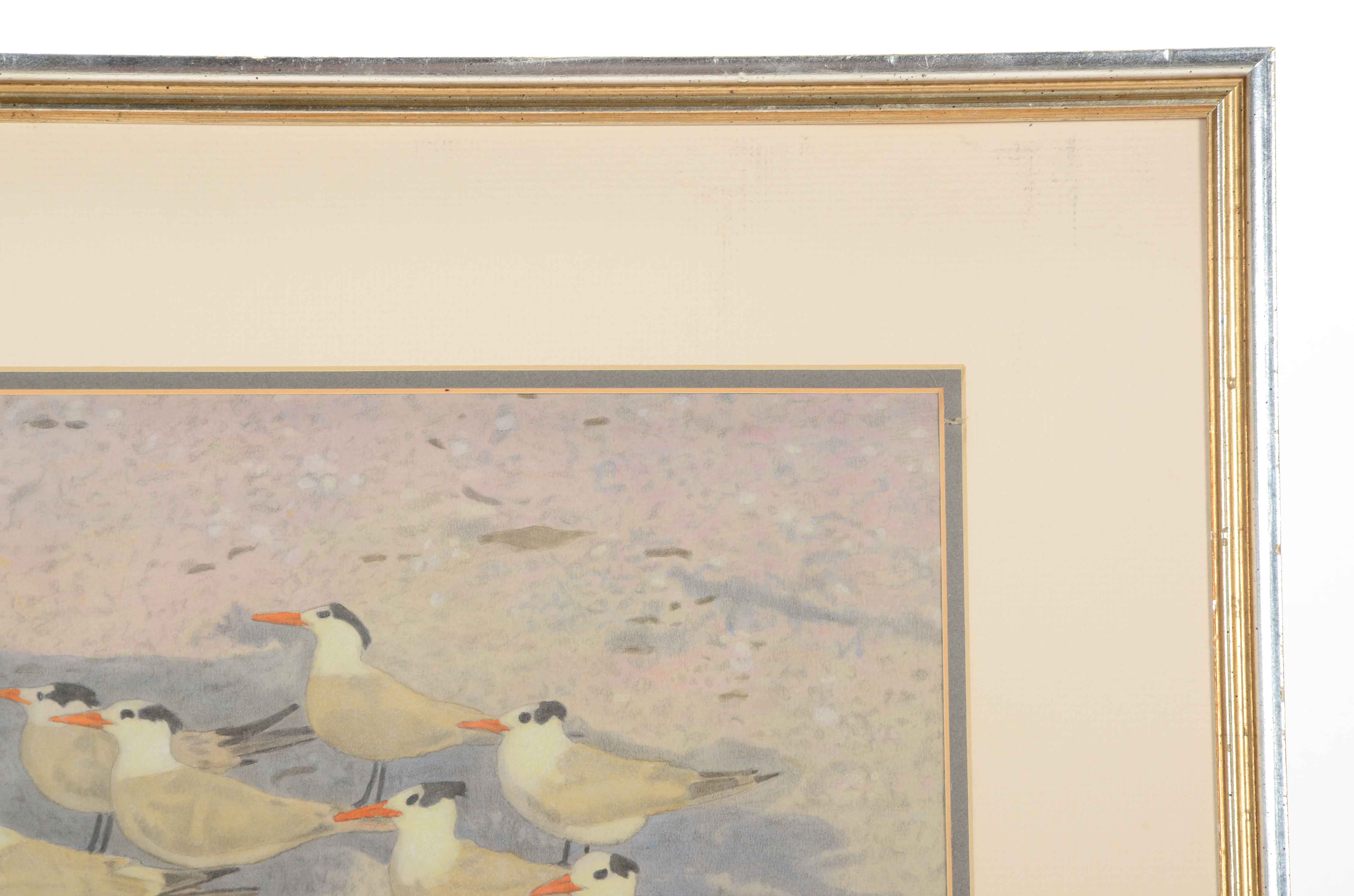 Carl Schmuelling Original Illustration "Royal Terns of Sanibel"