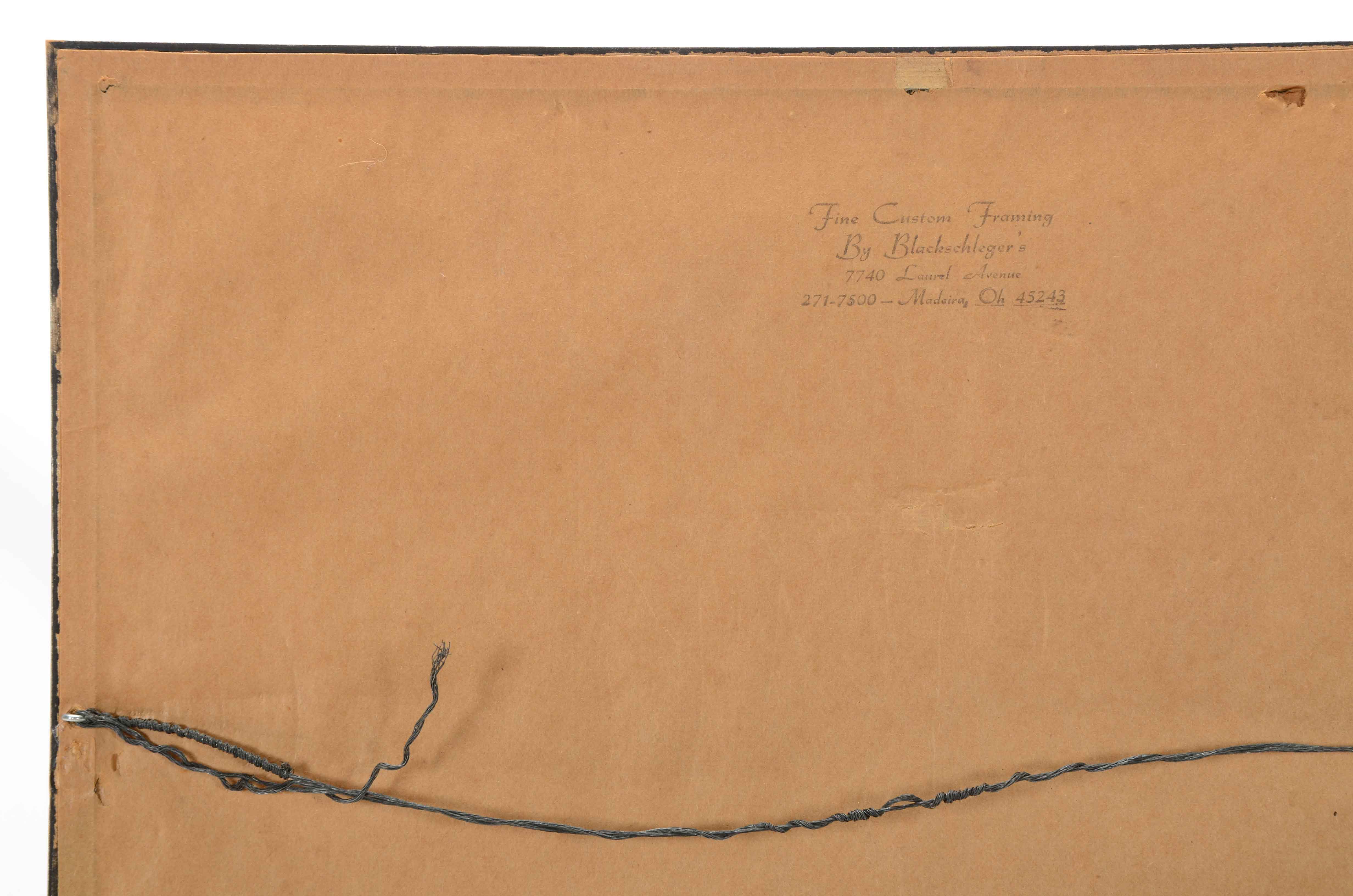 Carl Schmuelling Original Graphite and Pastel Drawing "Zebra Mare & Colt"