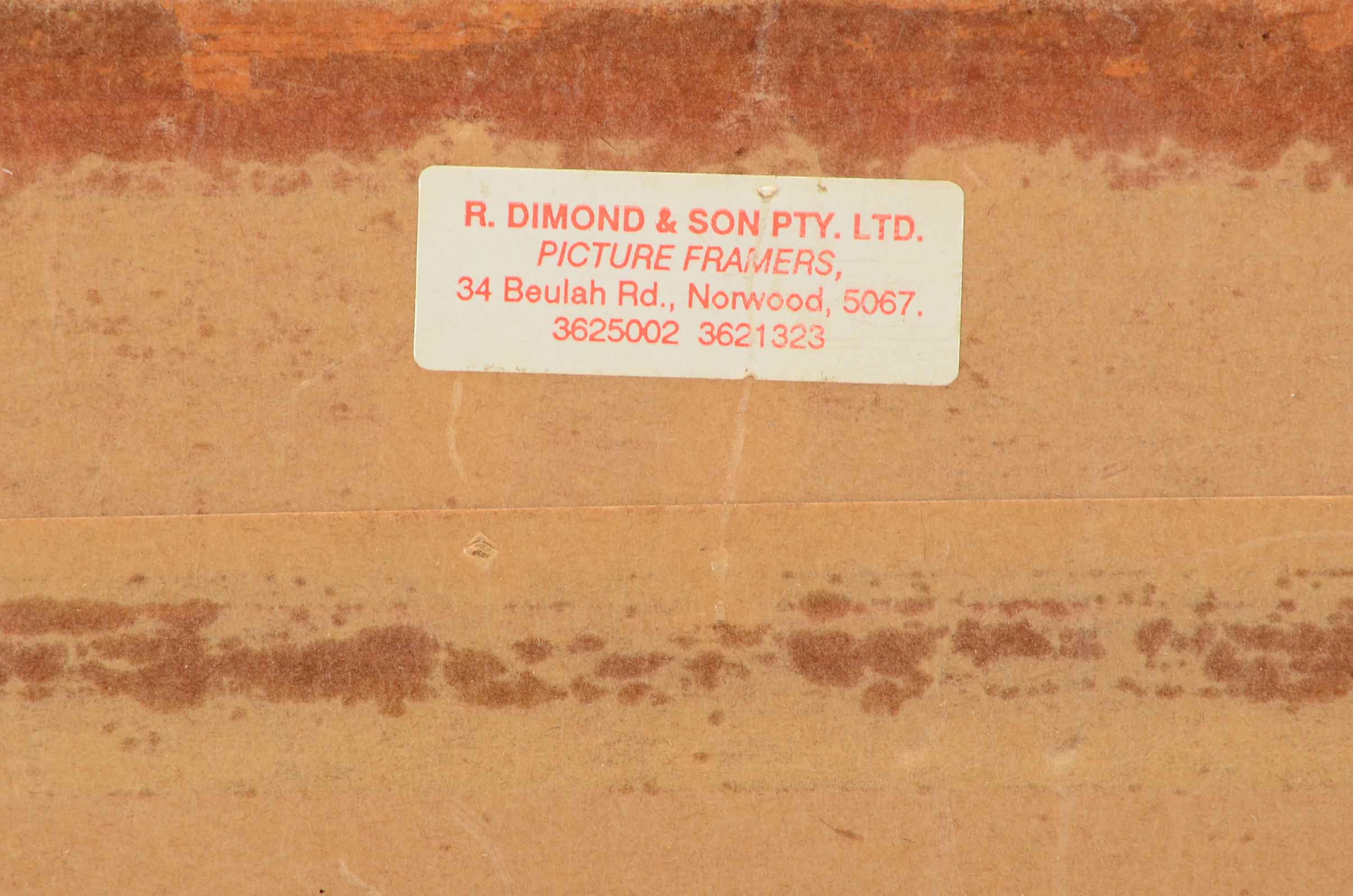 Robert Pope Oil Painting "Dalgety Depot at Mt Morgan, QLD"