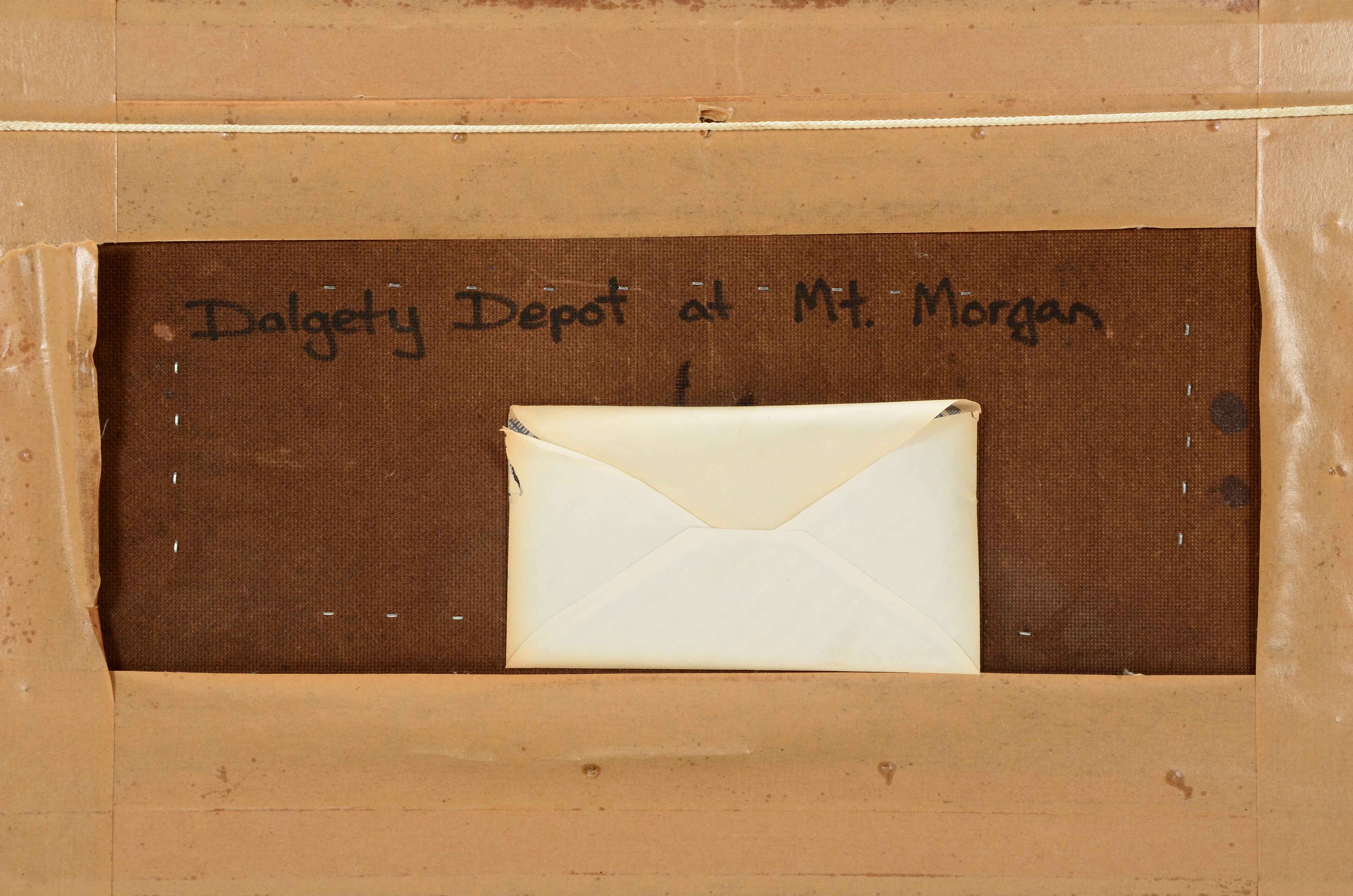 Robert Pope Oil Painting "Dalgety Depot at Mt Morgan, QLD"