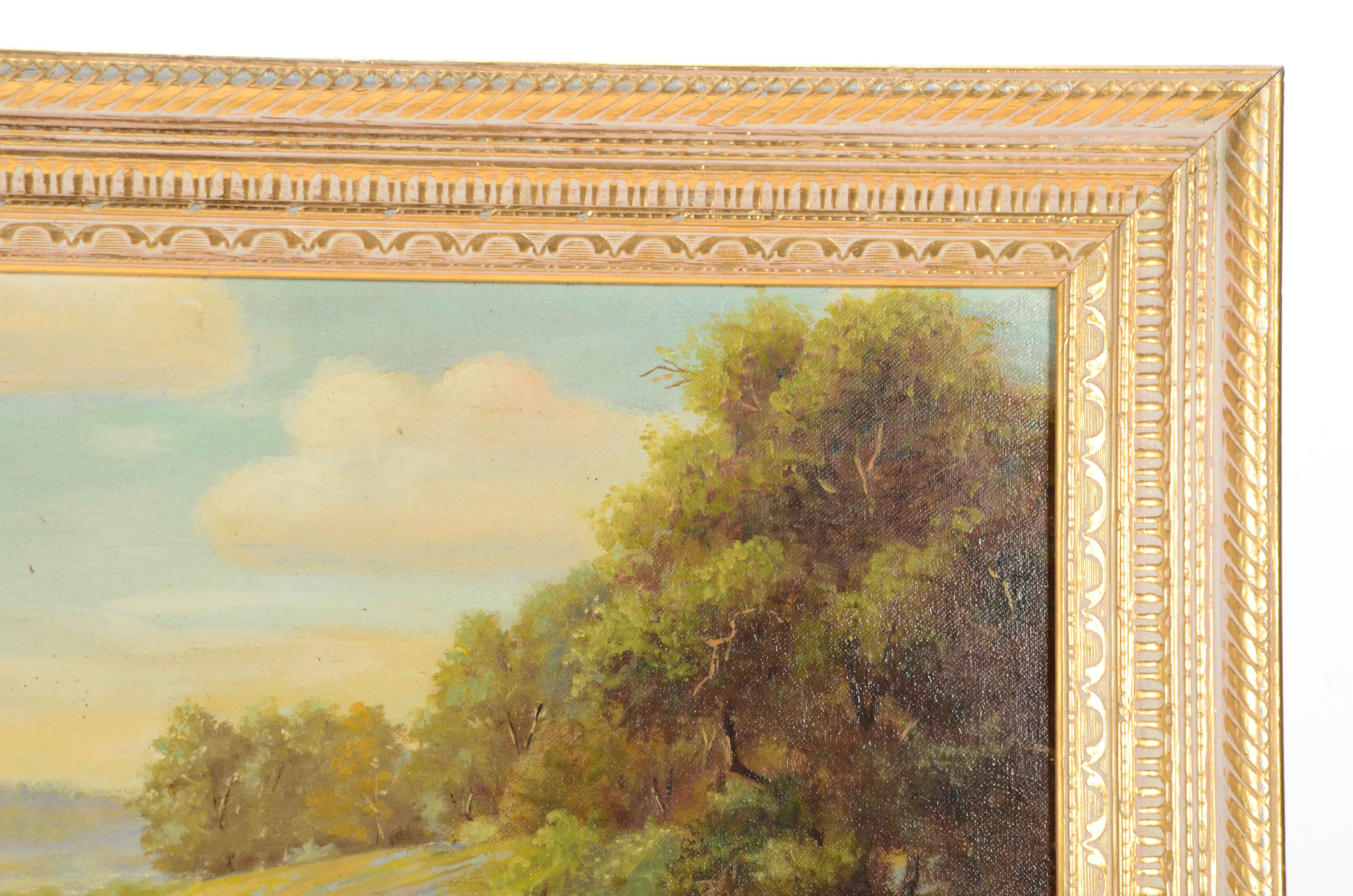 Nelson Rhodes Original Signed Oil Painting on Academy Board