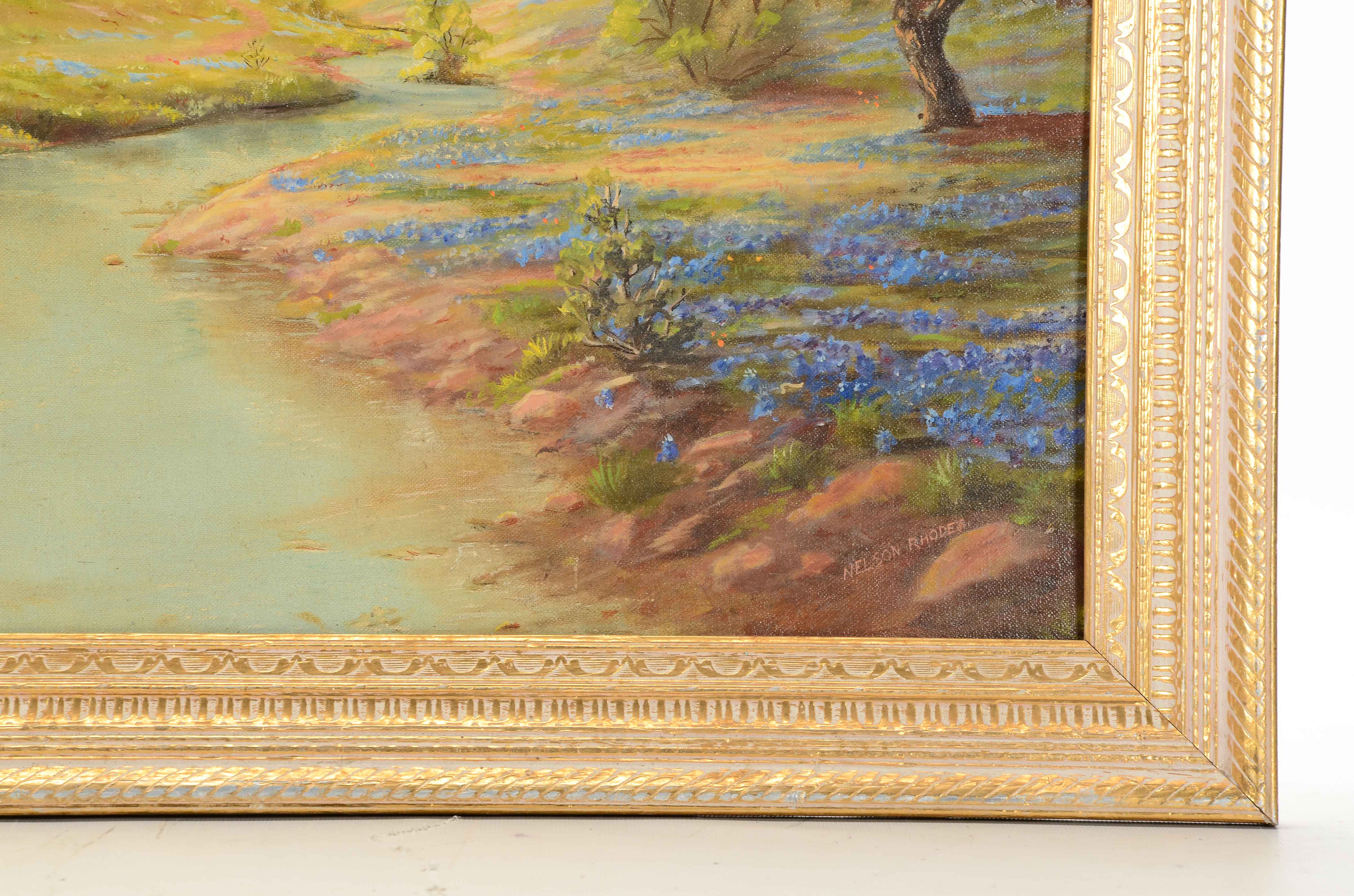 Nelson Rhodes Original Signed Oil Painting on Academy Board