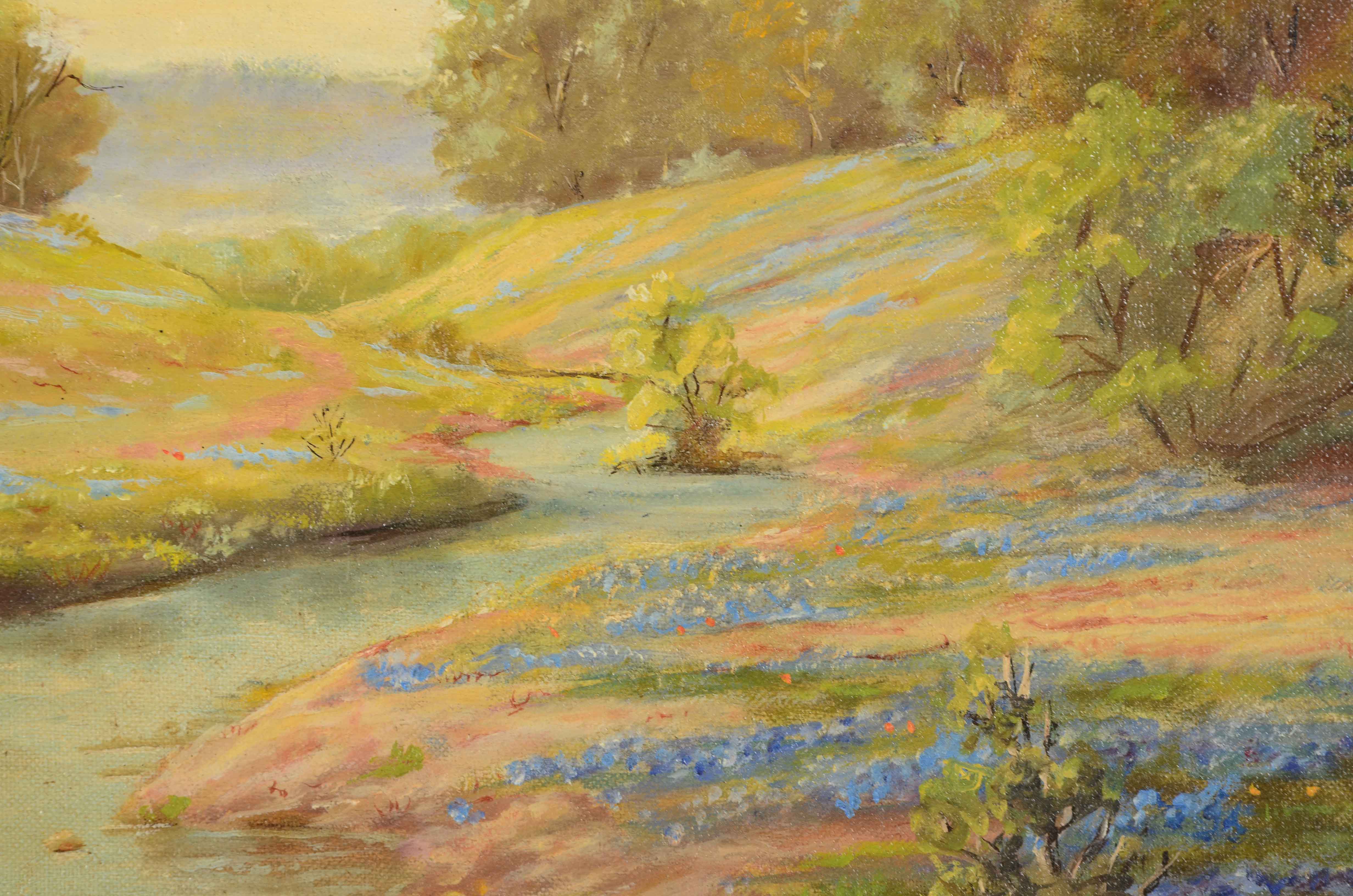 Nelson Rhodes Original Signed Oil Painting on Academy Board