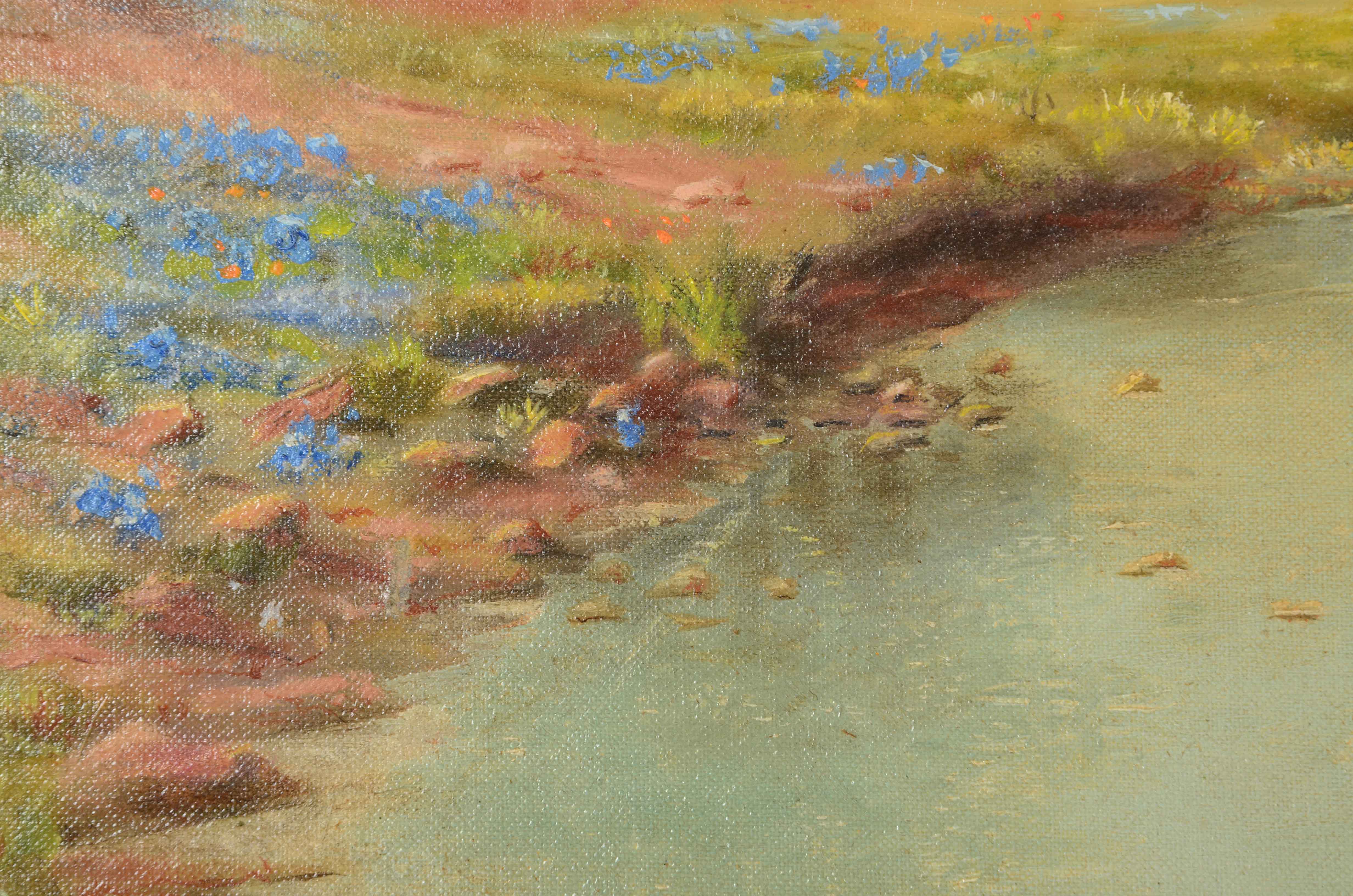 Nelson Rhodes Original Signed Oil Painting on Academy Board