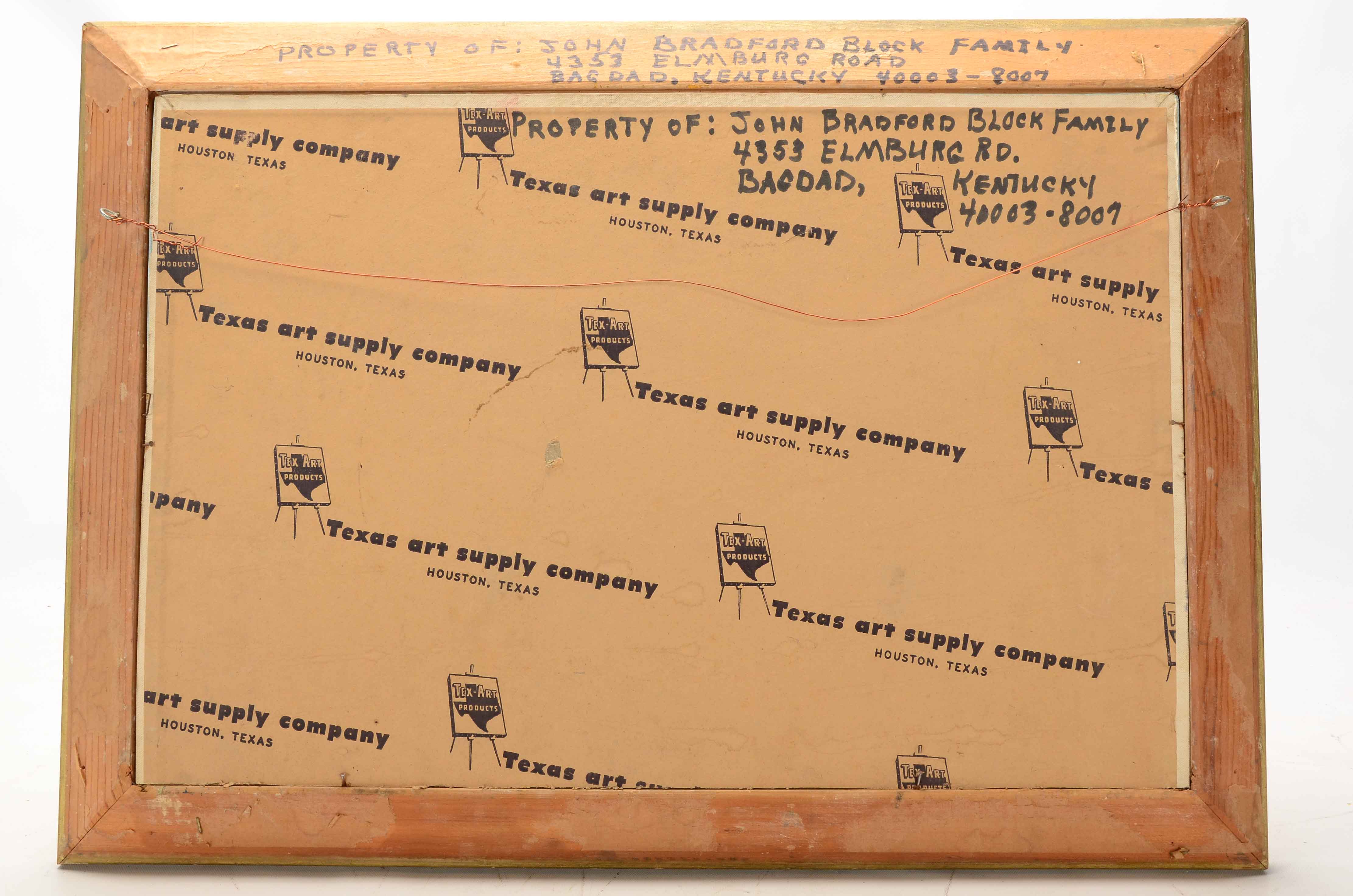 Nelson Rhodes Original Signed Oil Painting on Academy Board