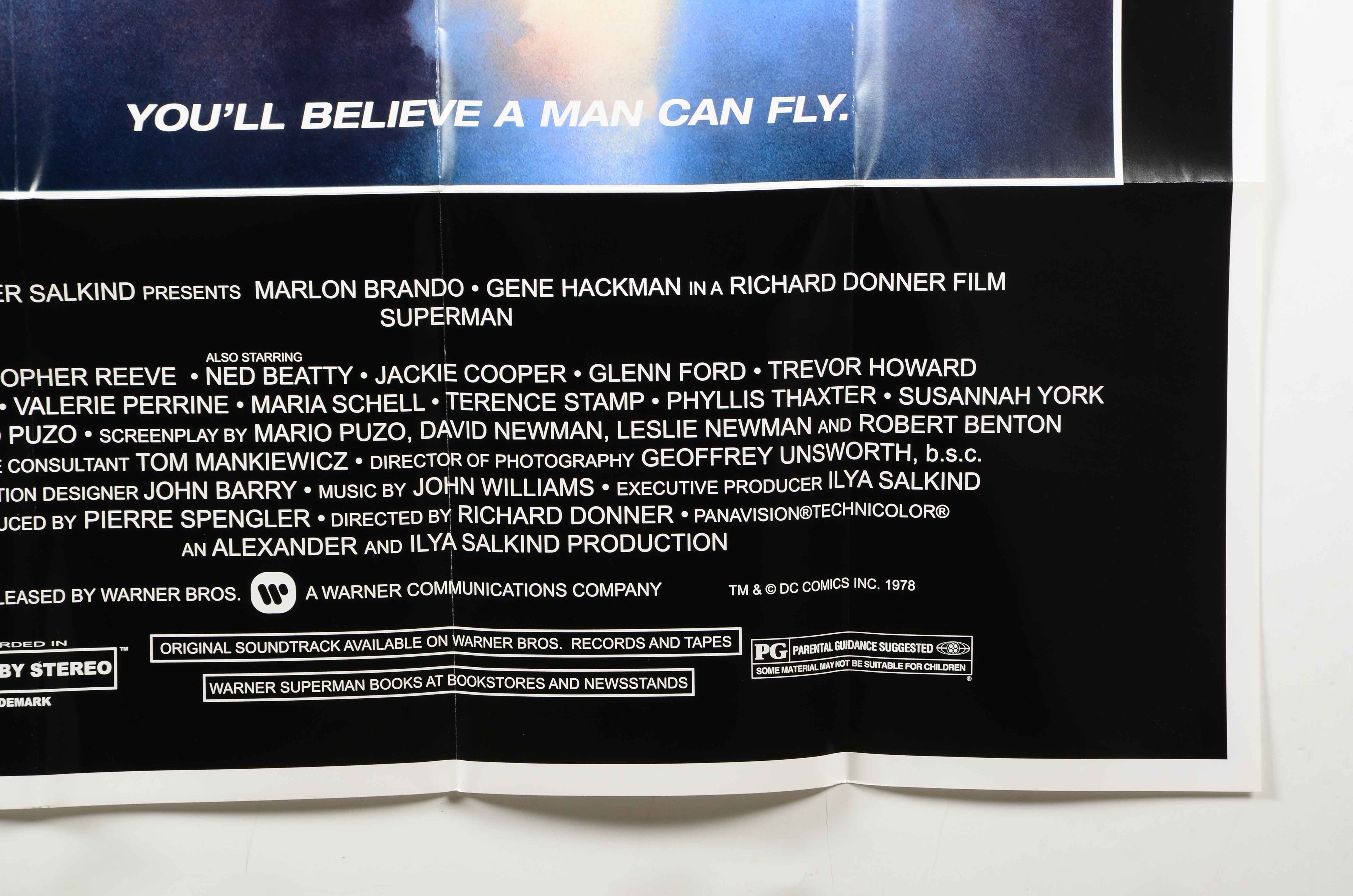 1978 Superman Movie Poster