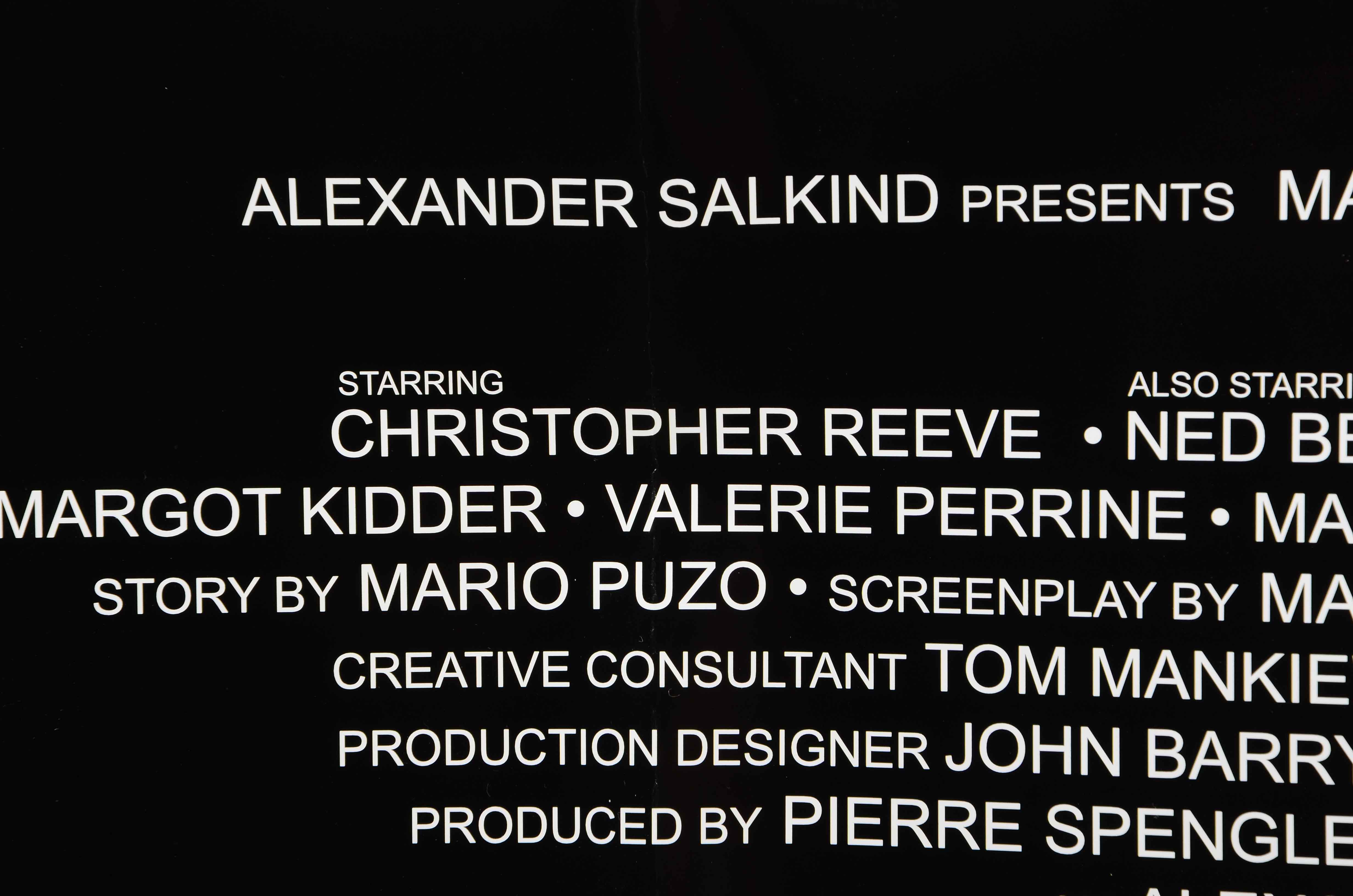 1978 Superman Movie Poster