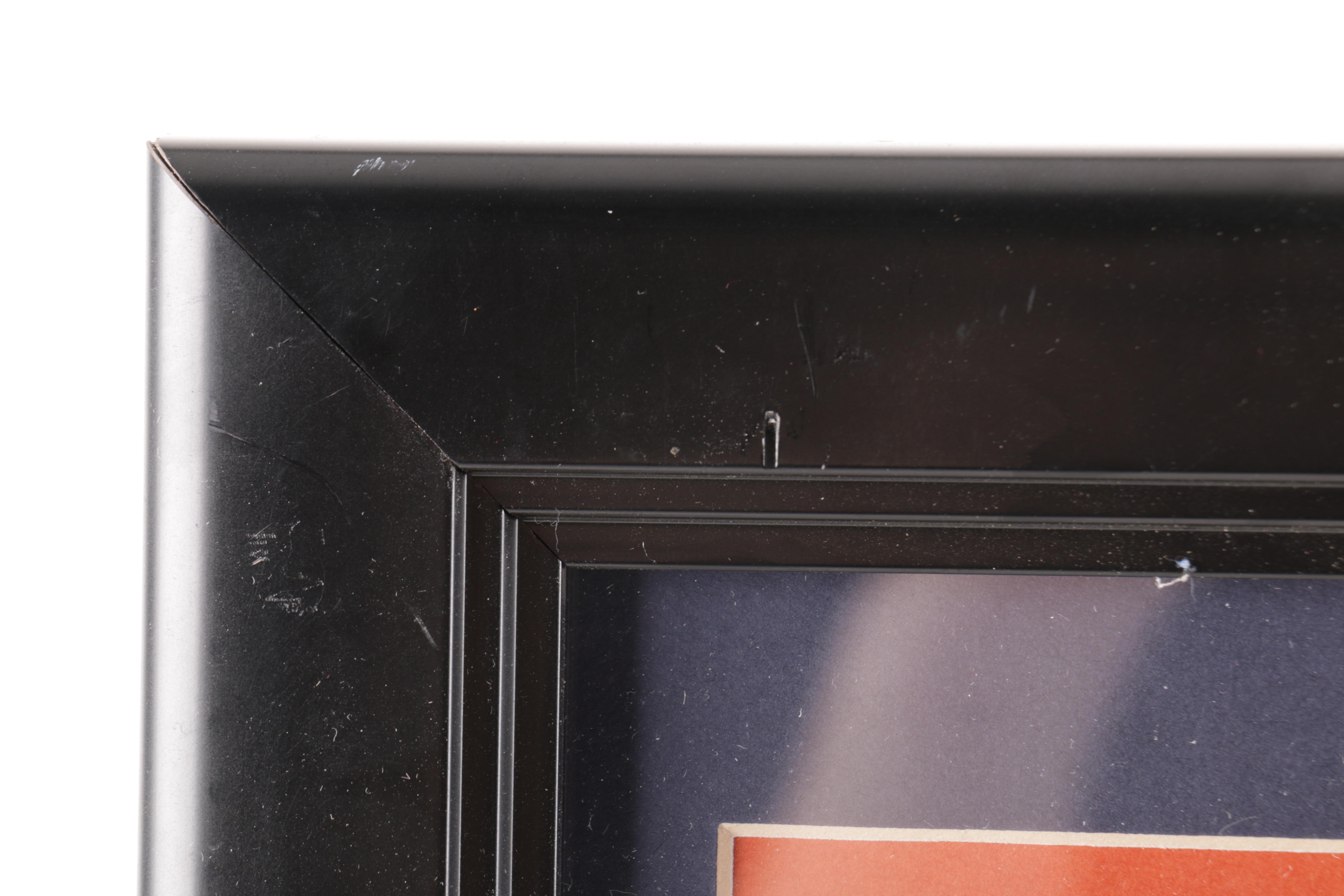 Limited Edition Chicago Bears Super Bowl XX Framed Print Display