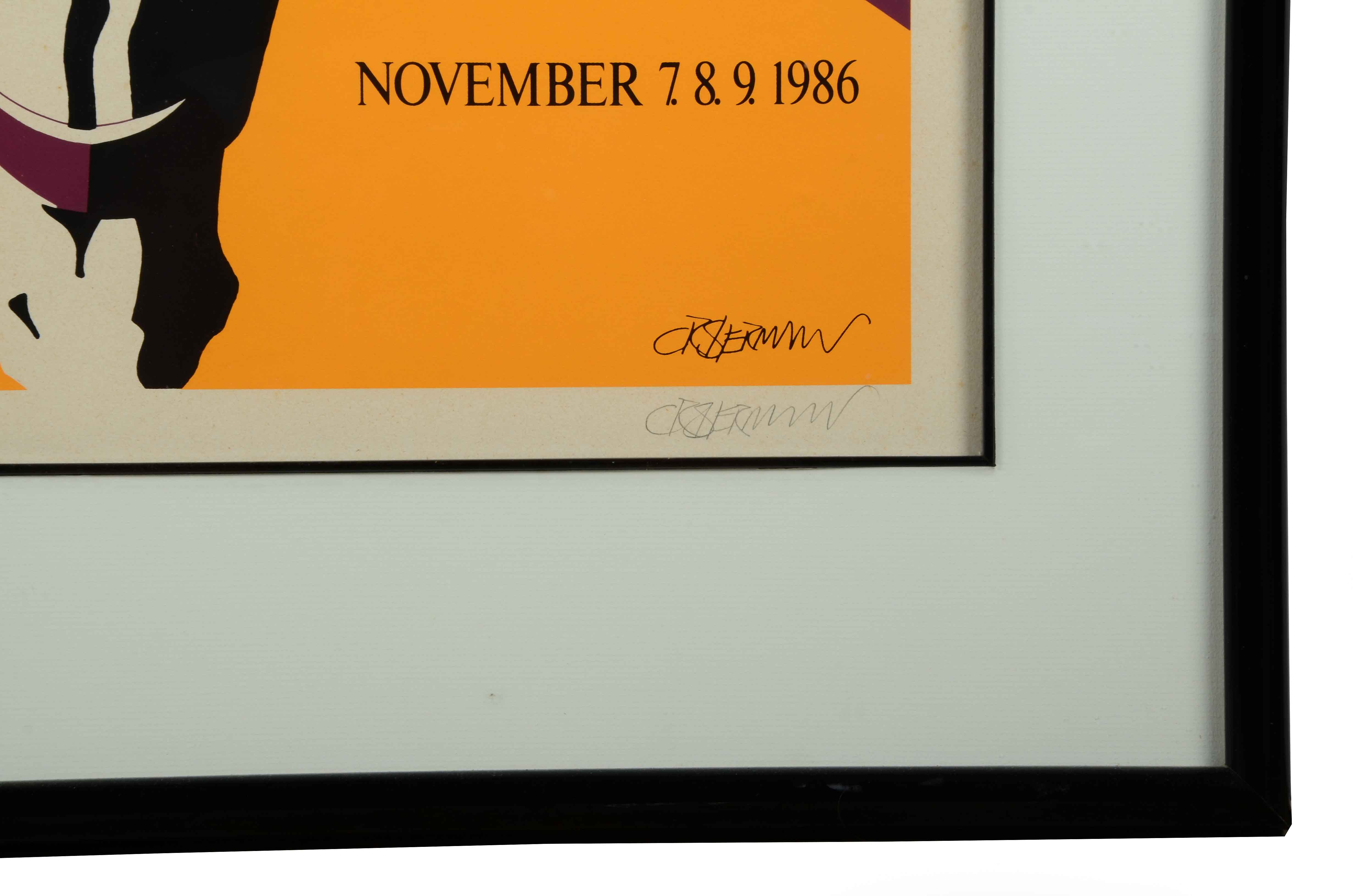 J. Sherman Limited Edition Serigraph for Houston Dressage Society