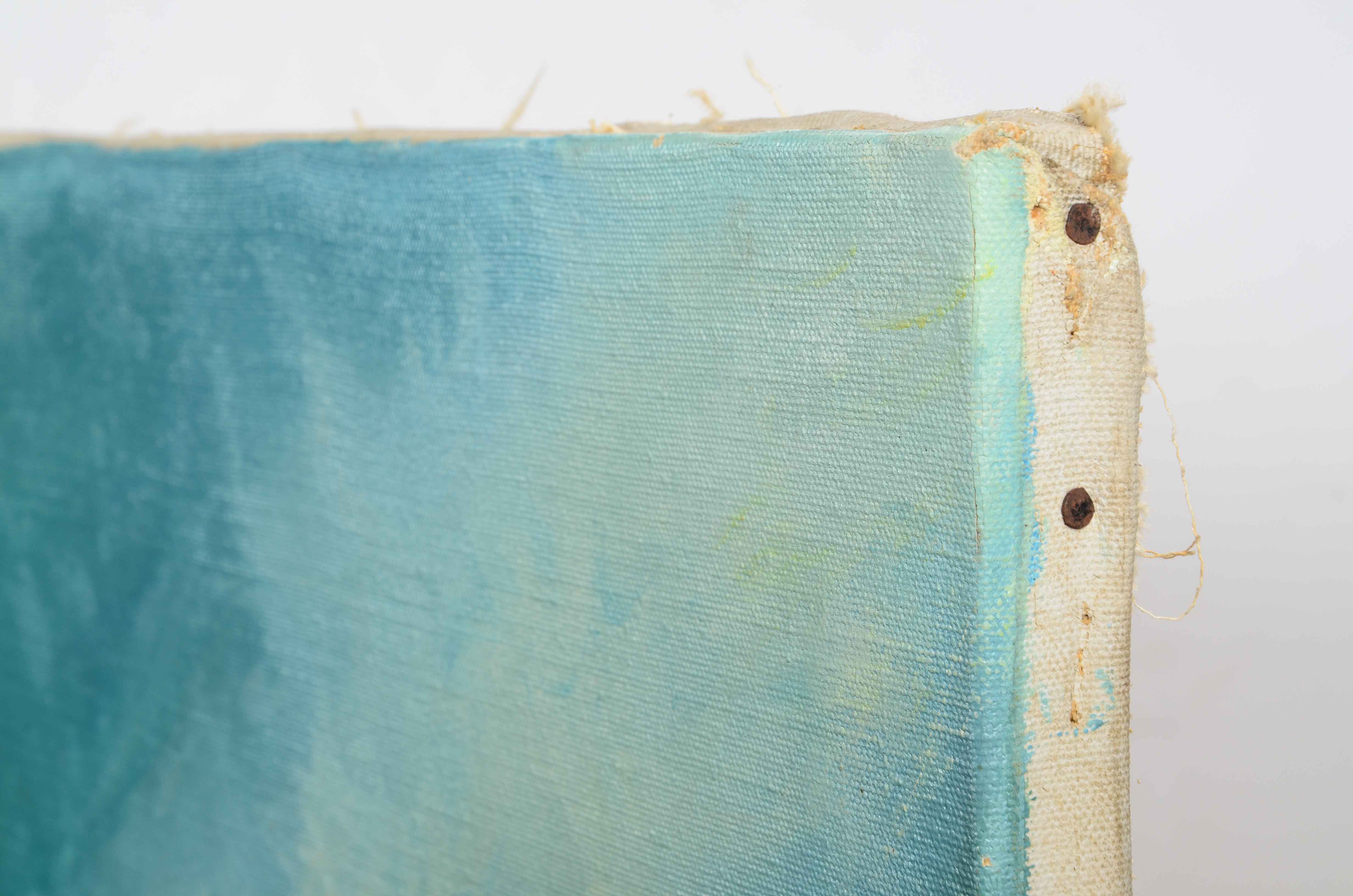 E. Richardson Original Oil Painting on Canvas of a Schooner