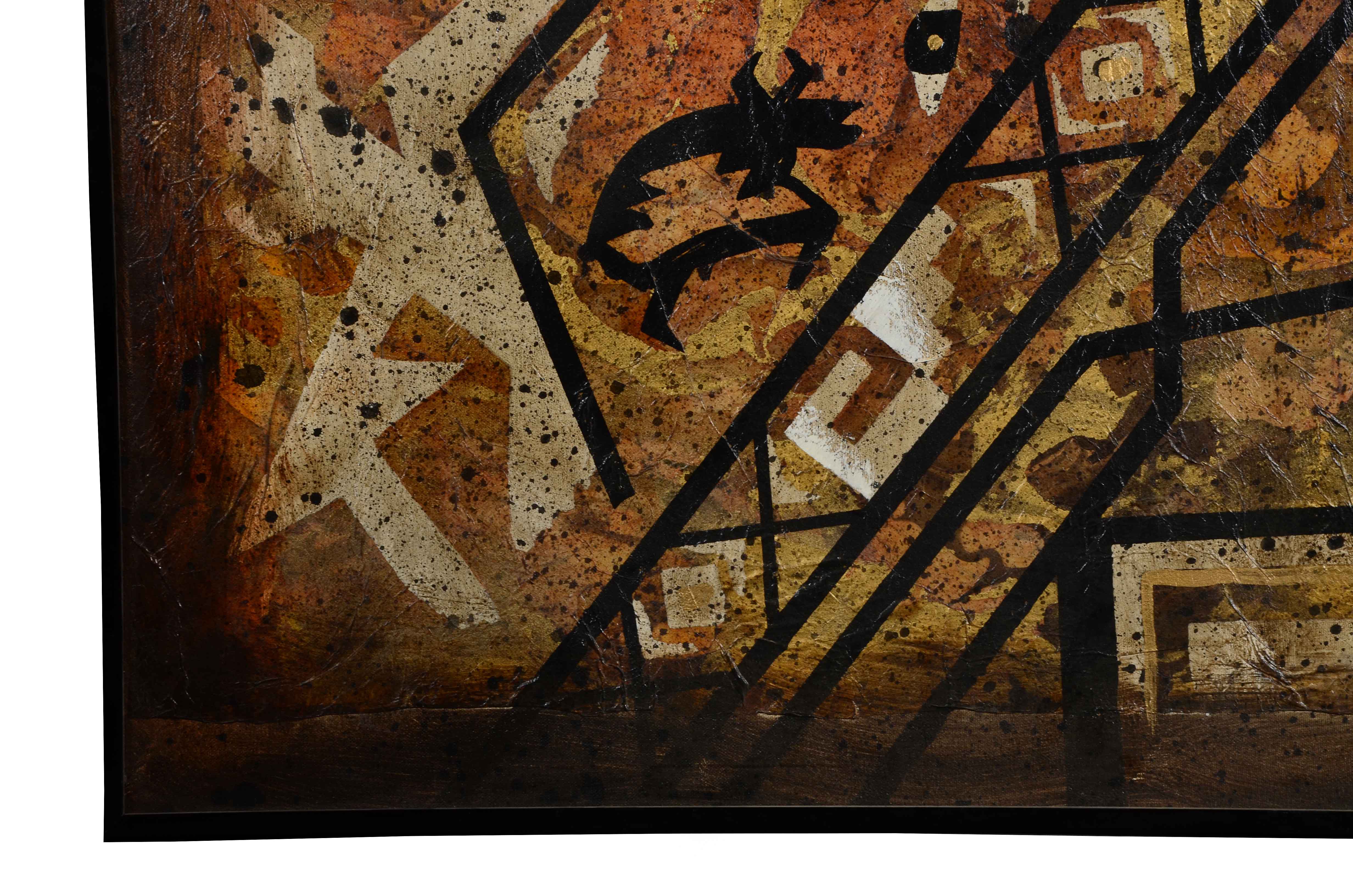 Lee Reynolds Original Large Mixed Media Painting