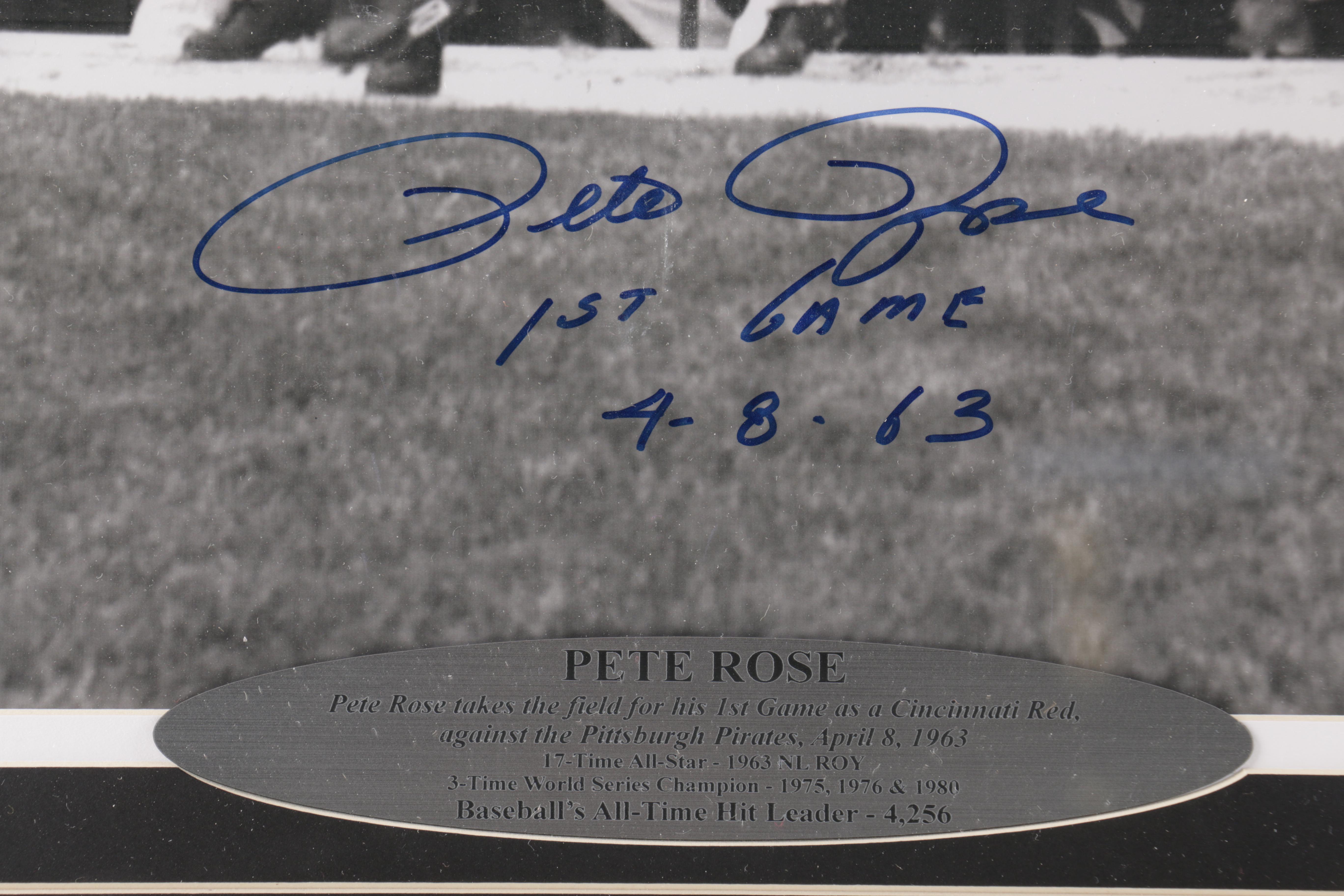 Pete Rose Signed Photograph