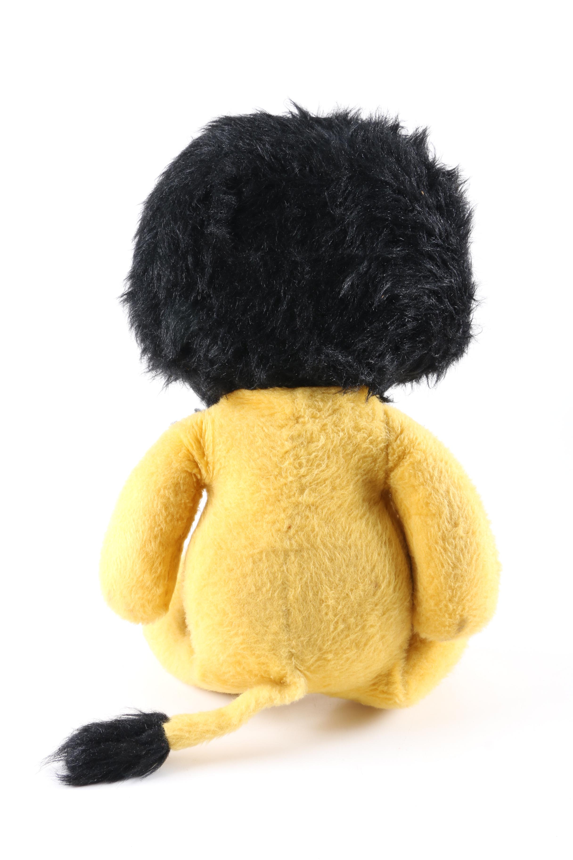 Vintage Stuffed Lion Toy