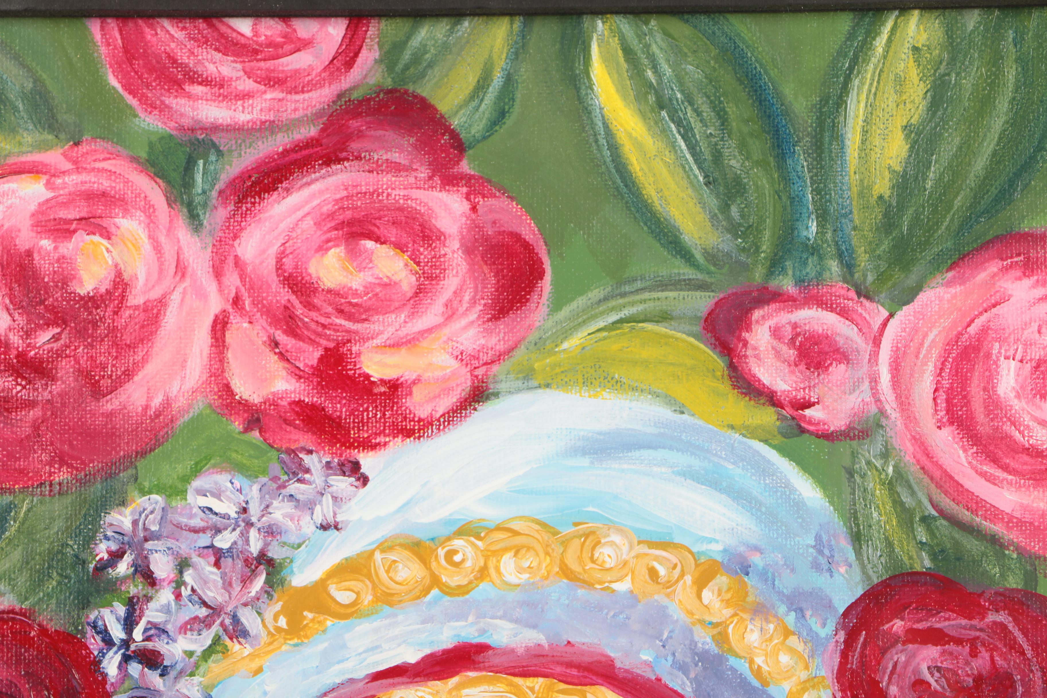 Sabina N. Oil Painting on Canvas Board of Portrait