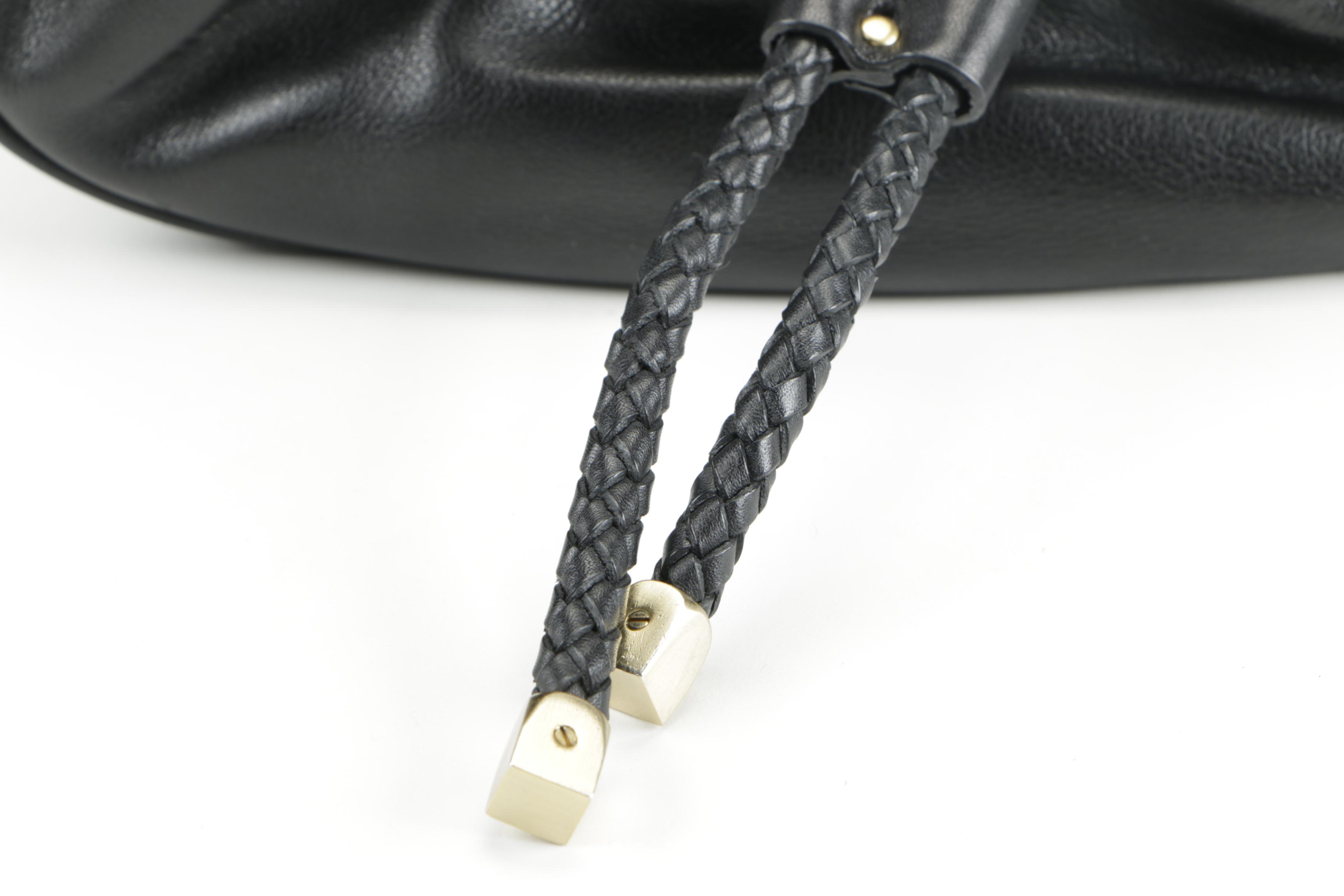 MICHAEL Michael Kors Black Leather Hobo Bag