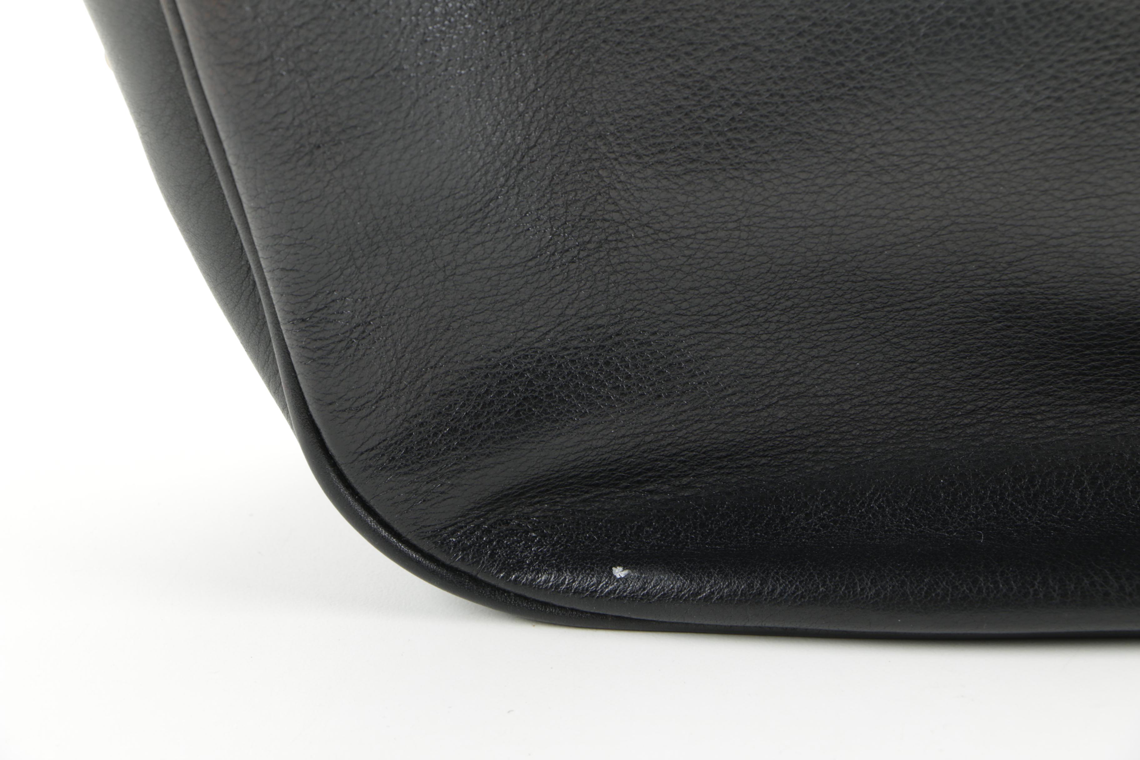 MICHAEL Michael Kors Black Leather Hobo Bag