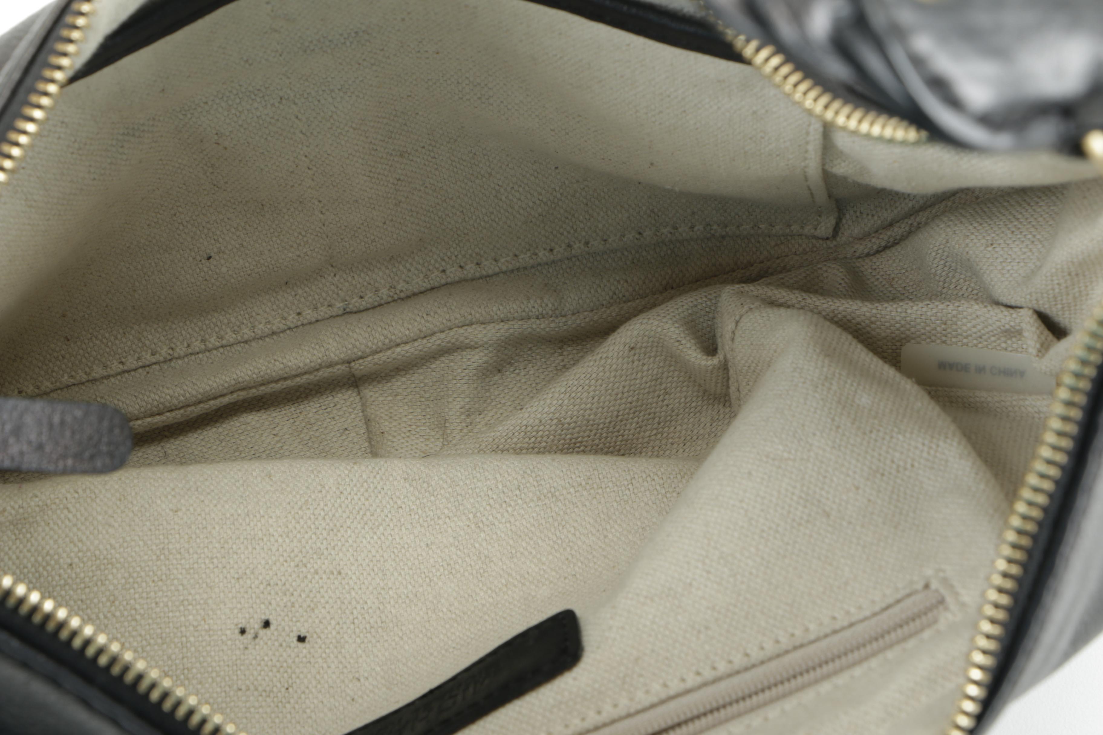 MICHAEL Michael Kors Black Leather Hobo Bag