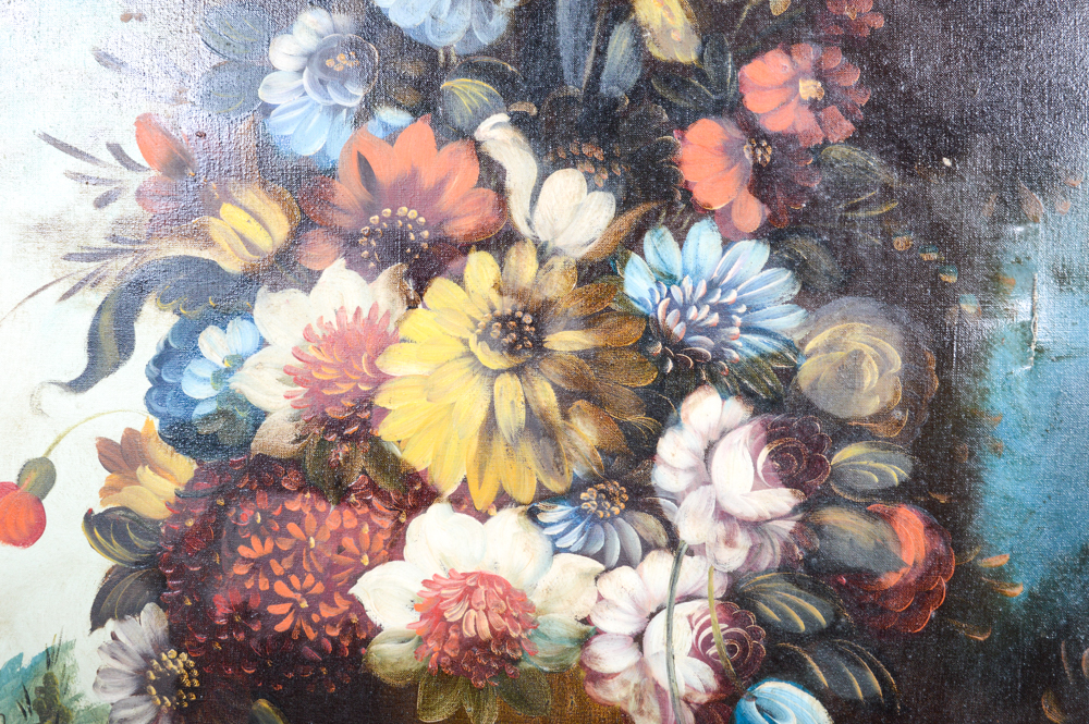 Original A. Bertolini Oil on Canvas Painting