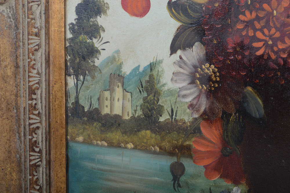 Original A. Bertolini Oil on Canvas Painting