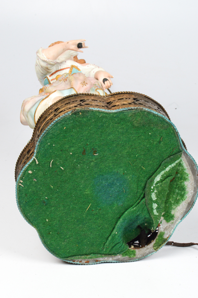 Vintage Porcelain Figurine Table Lamps