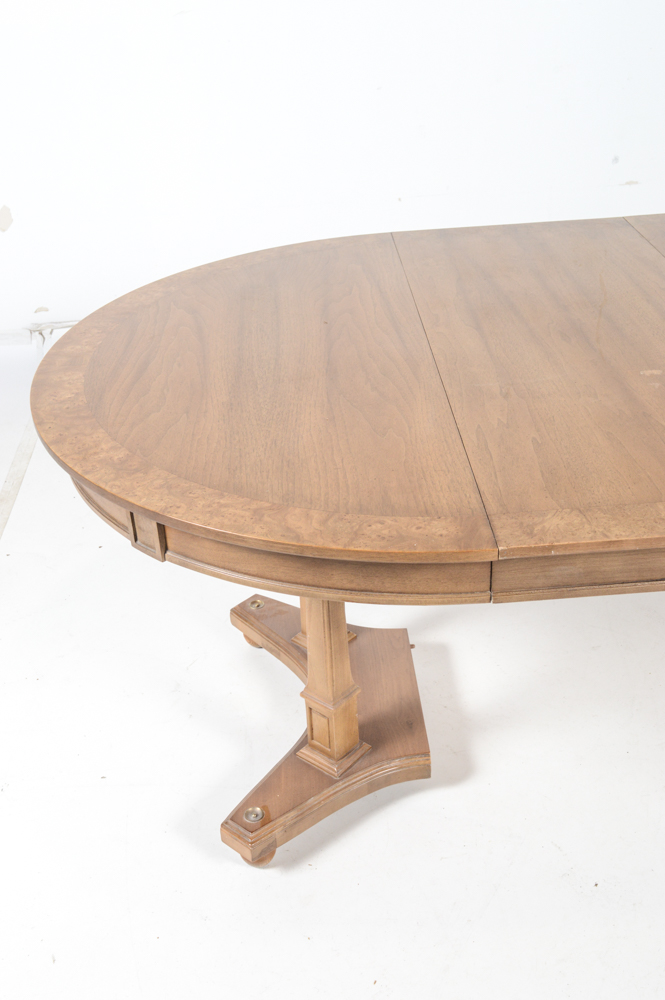 Vintage Split-Pedestal Dining Table