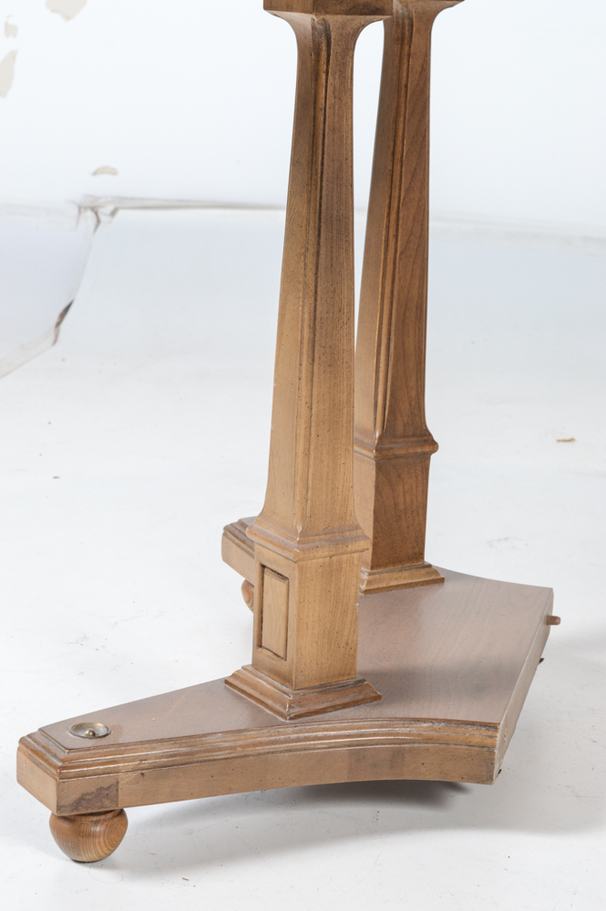 Vintage Split-Pedestal Dining Table