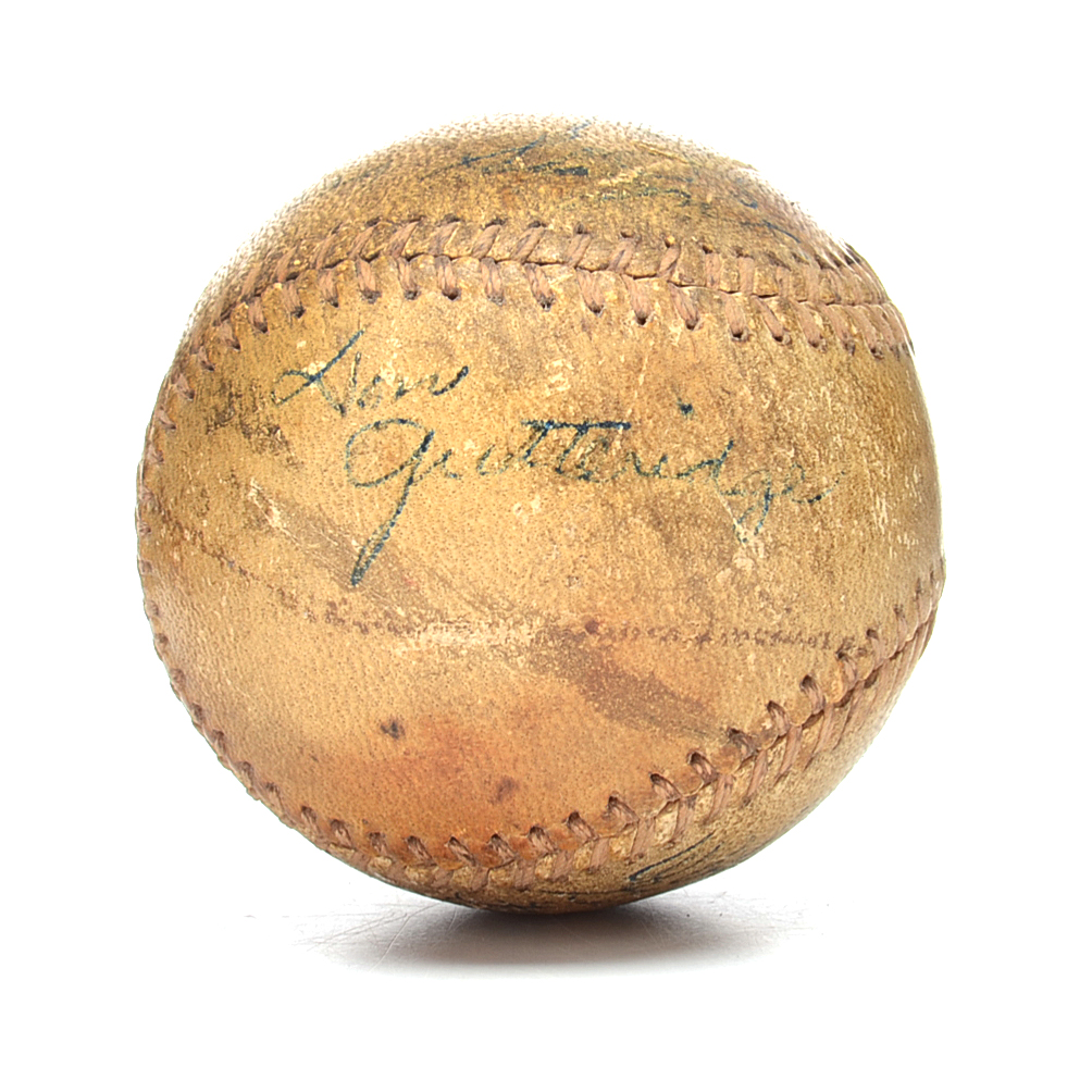 1930s Reds and Cardinals Signed Baseball
