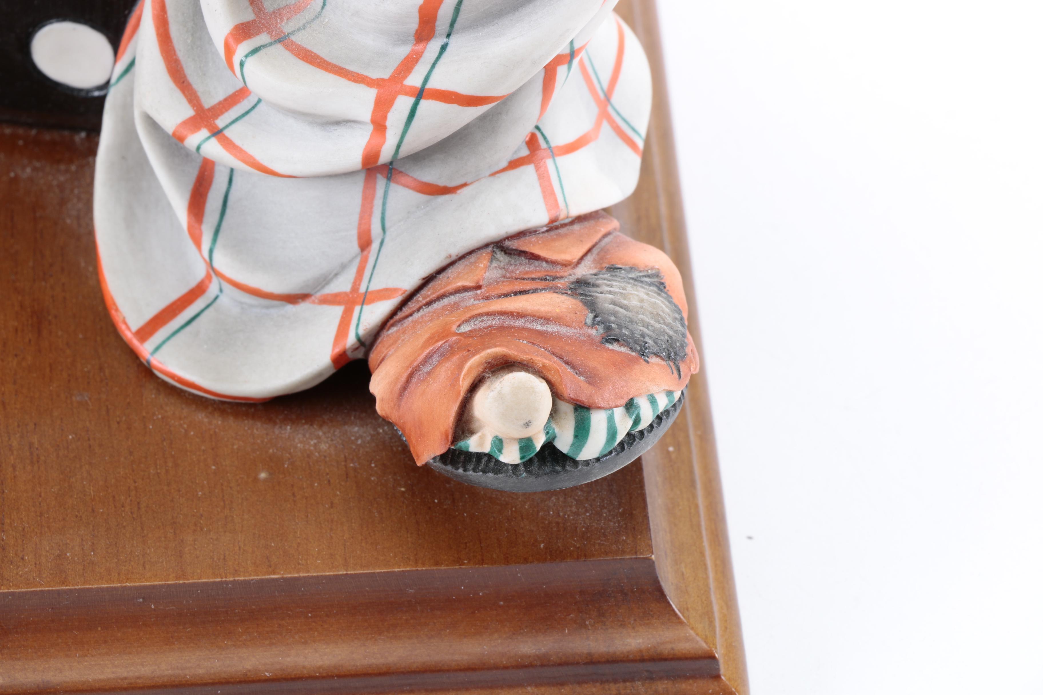 Capodimonte Porcelain Clown Figurine