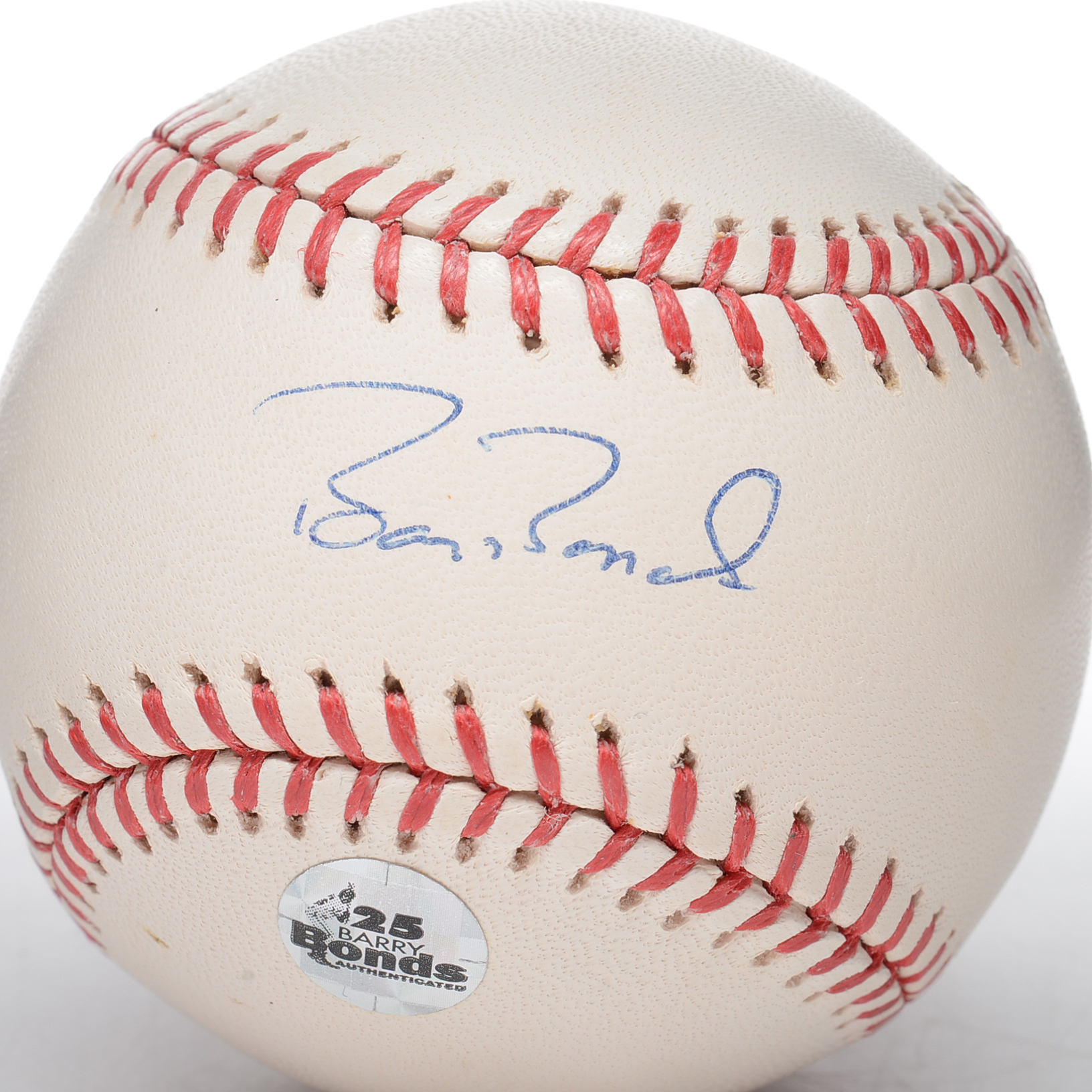 Barry Bonds Signed Baseball  COA