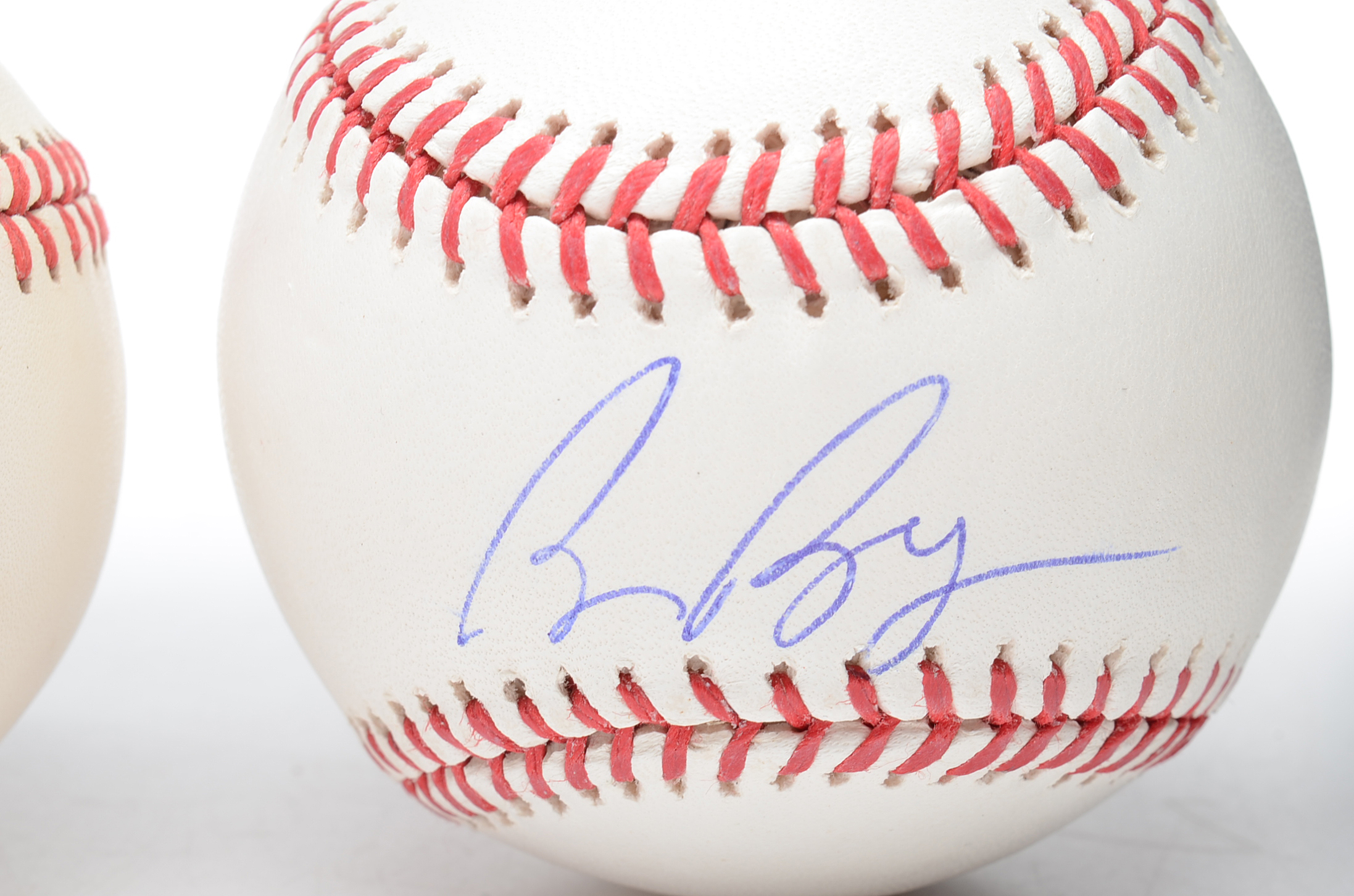 Bochy and McCovey Signed Baseballs