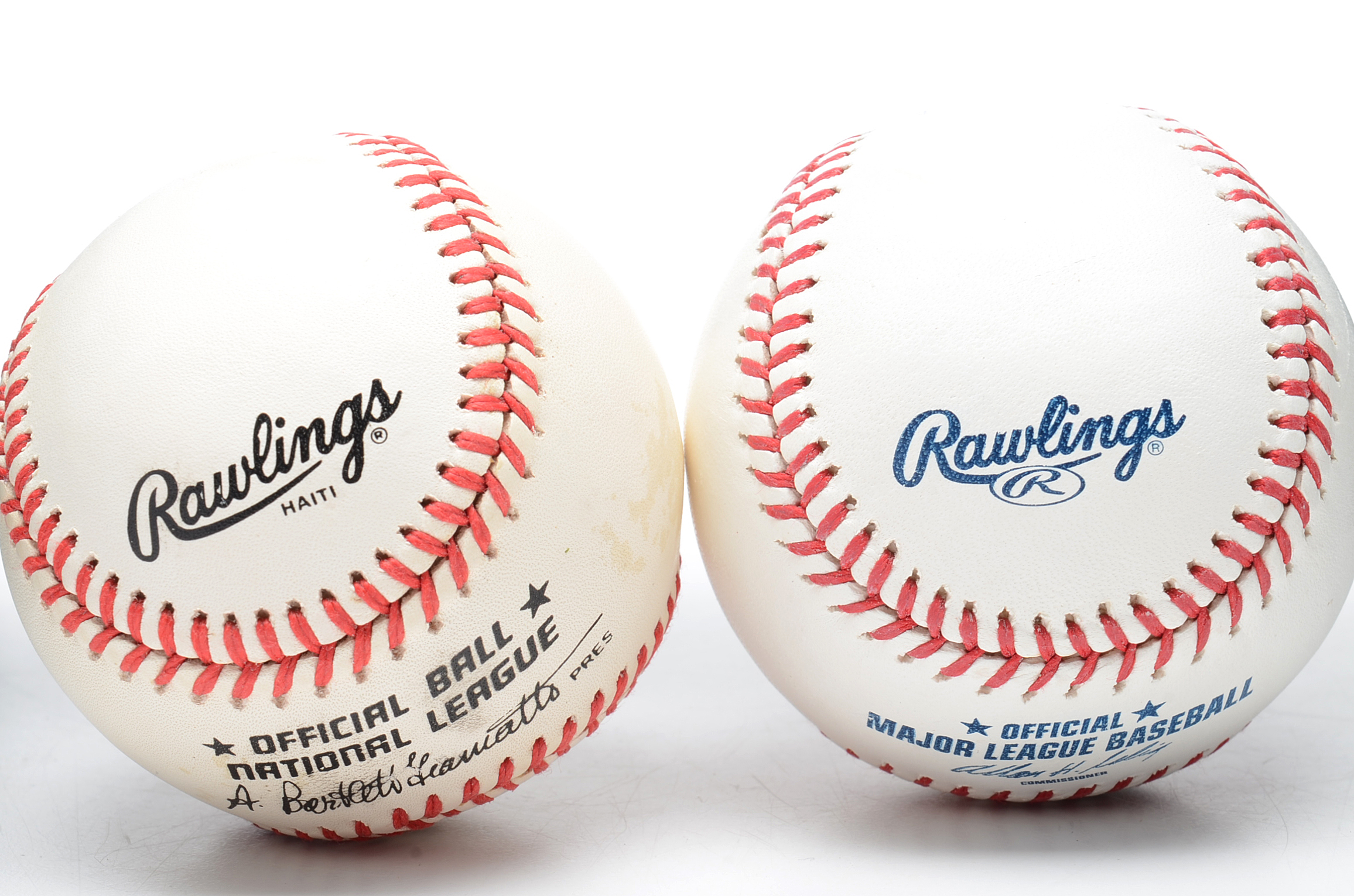 Bochy and McCovey Signed Baseballs