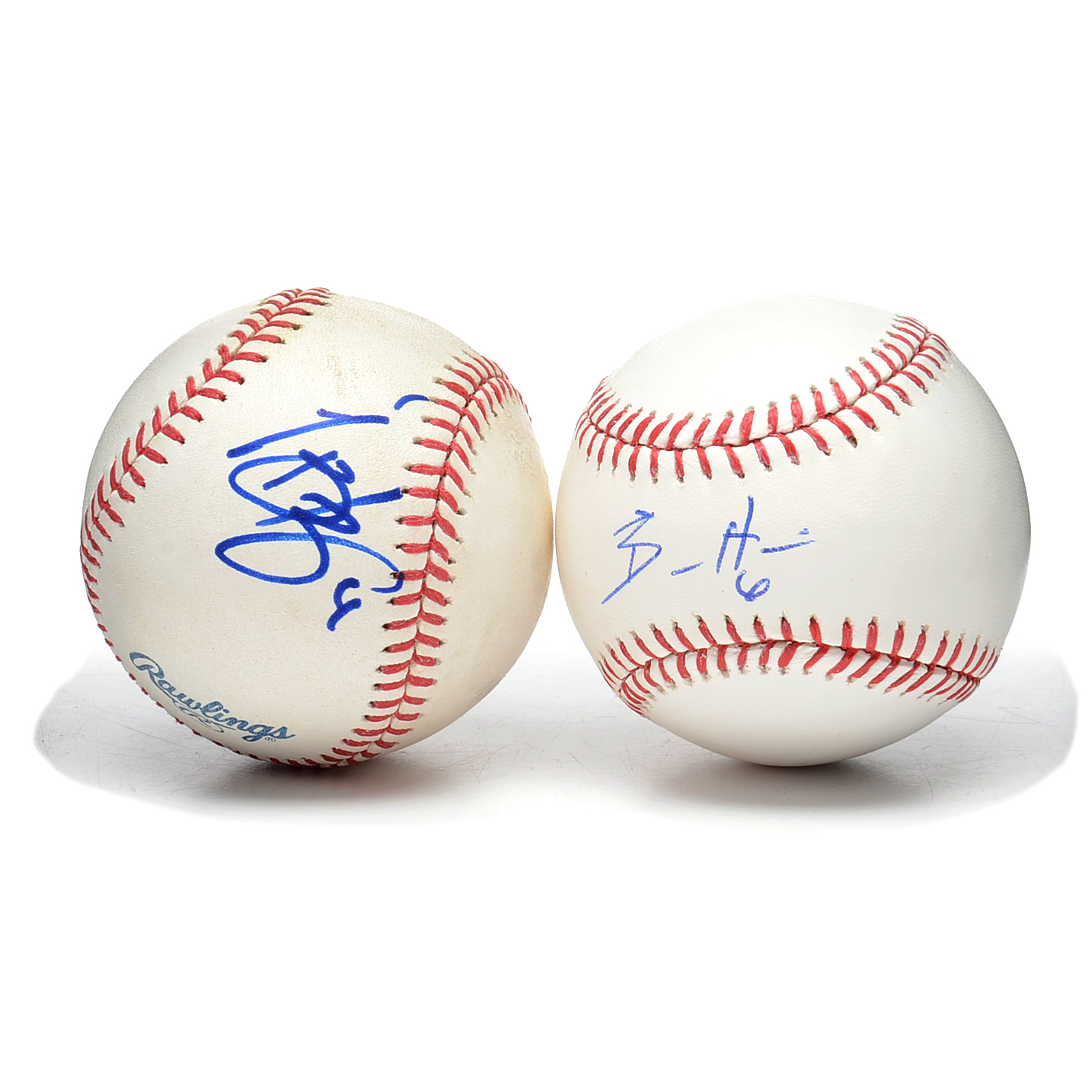 Hamilton and Frazier Signed Baseballs