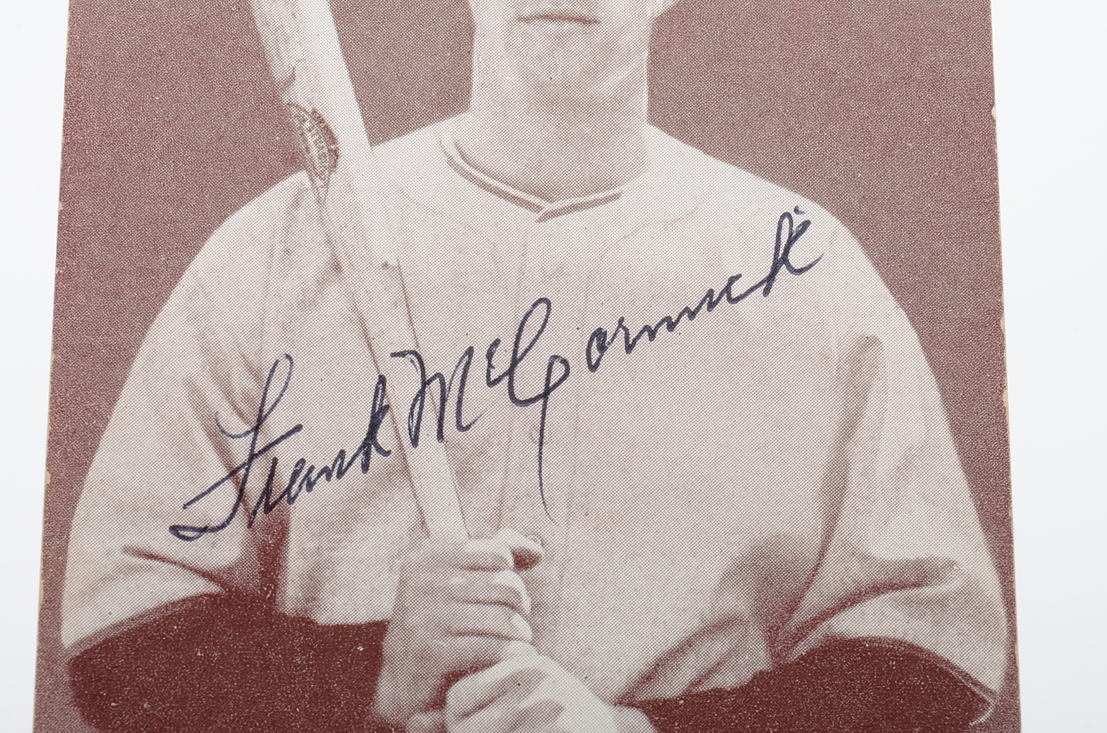 Reds Hall Of Fame Players Frank McCormick and Ewell Blackwell Signed Cards